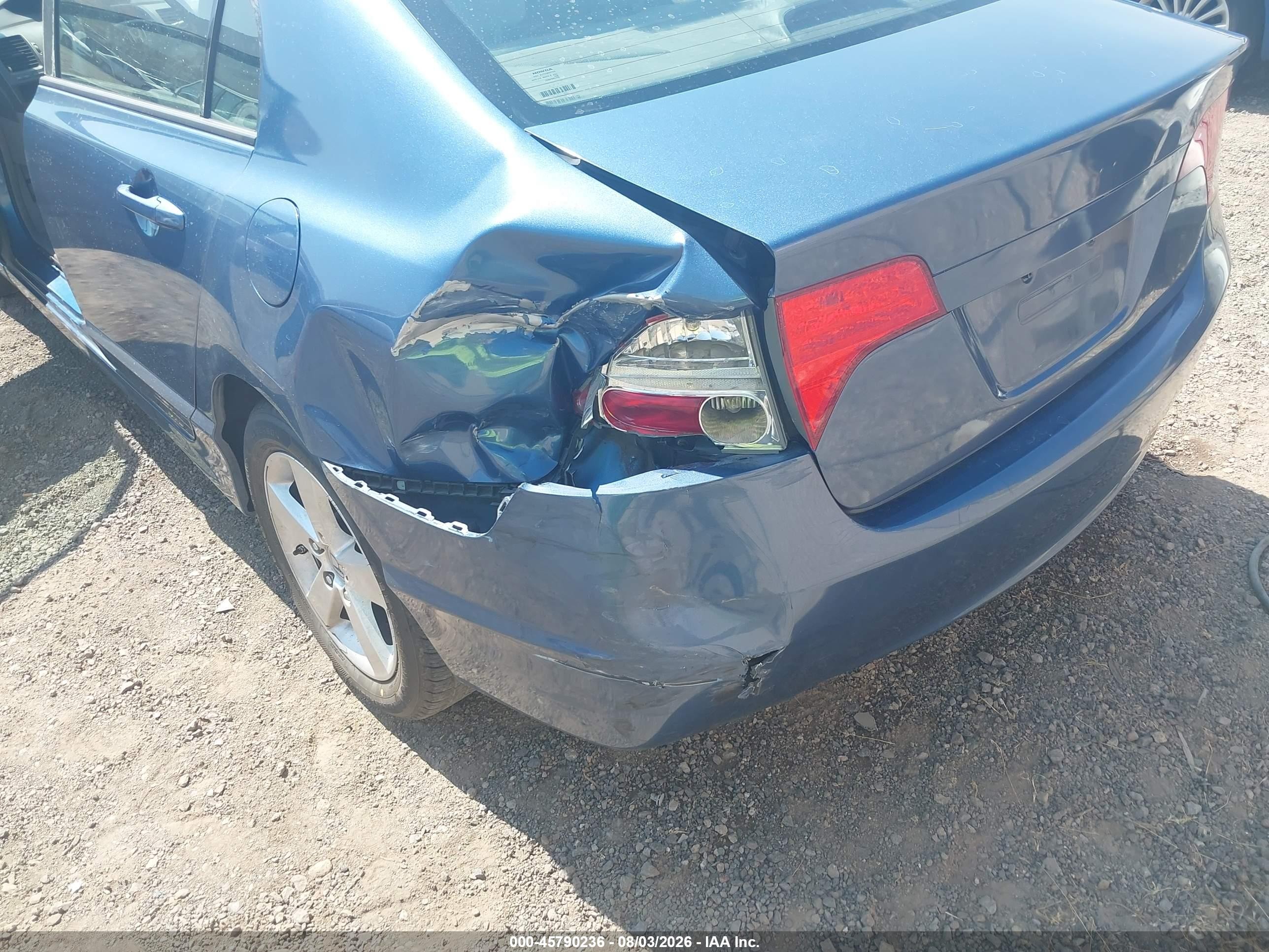 2008 Honda Civic Ex Blue vin: 2HGFA168X8H534402