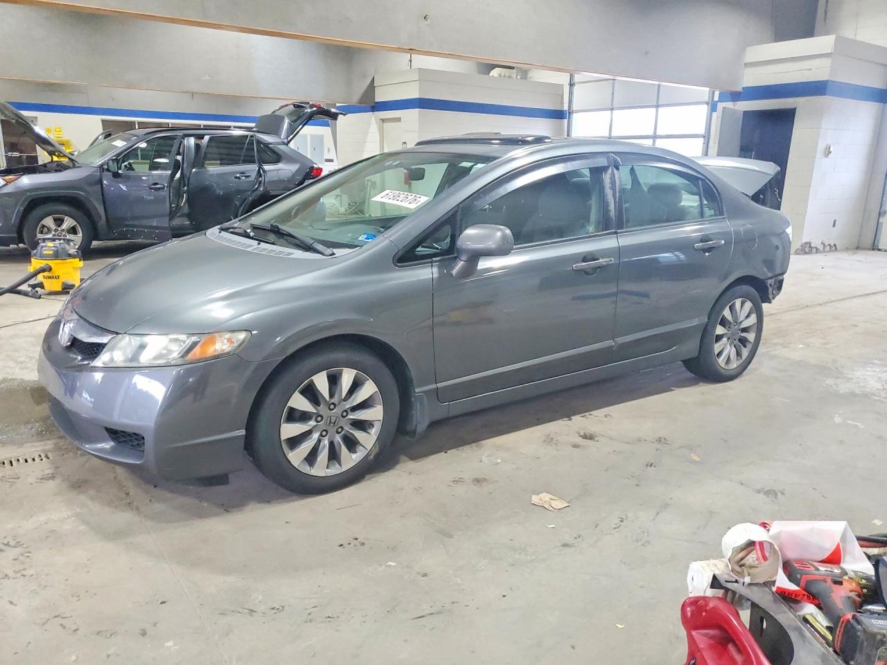 2009 Honda Civic Ex Серый vin: 2HGFA168X9H317739