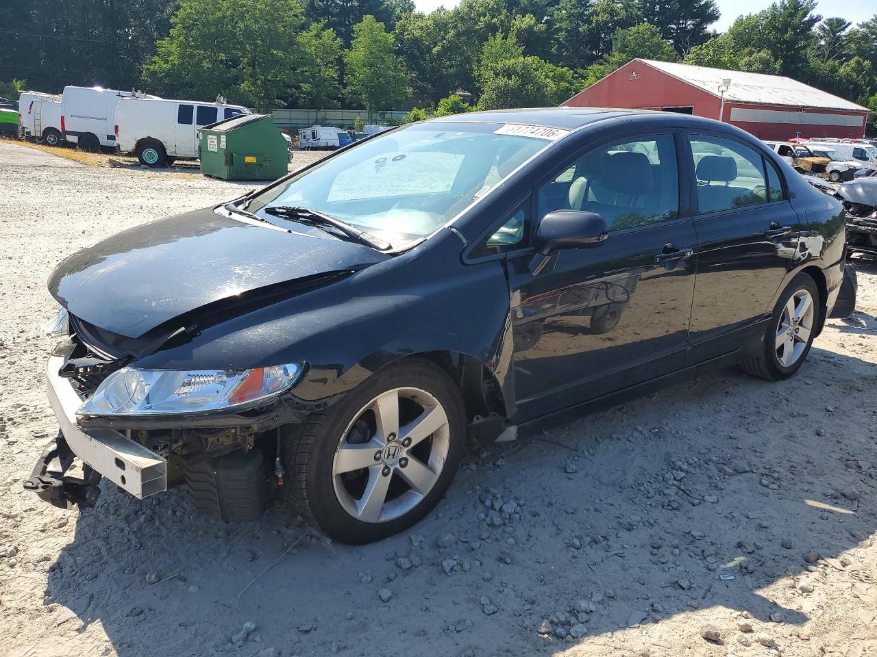 2008 Honda Civic Exl Black vin: 2HGFA16908H328952