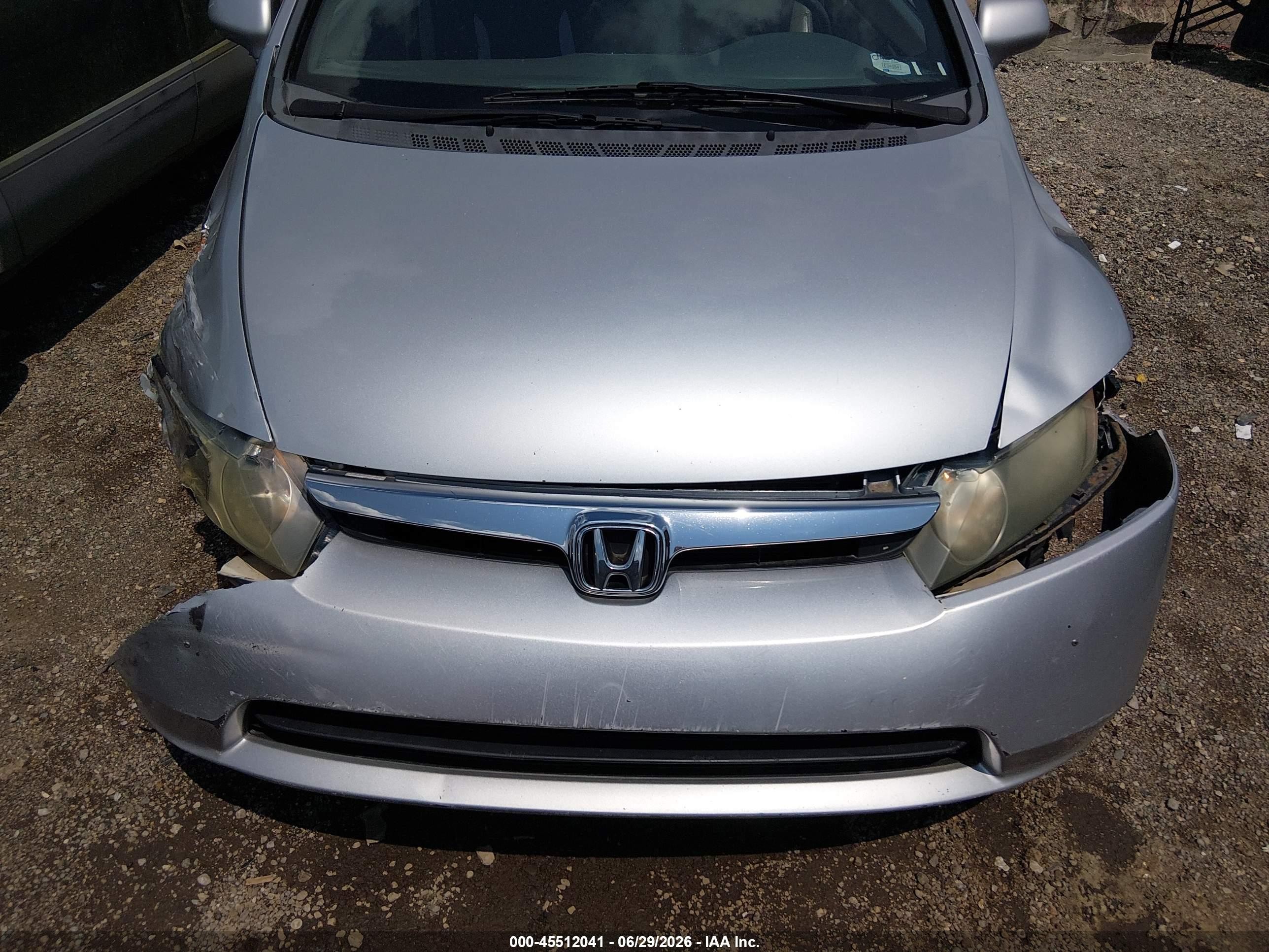 2008 Honda Civic Ex-l Silver vin: 2HGFA16908H329485