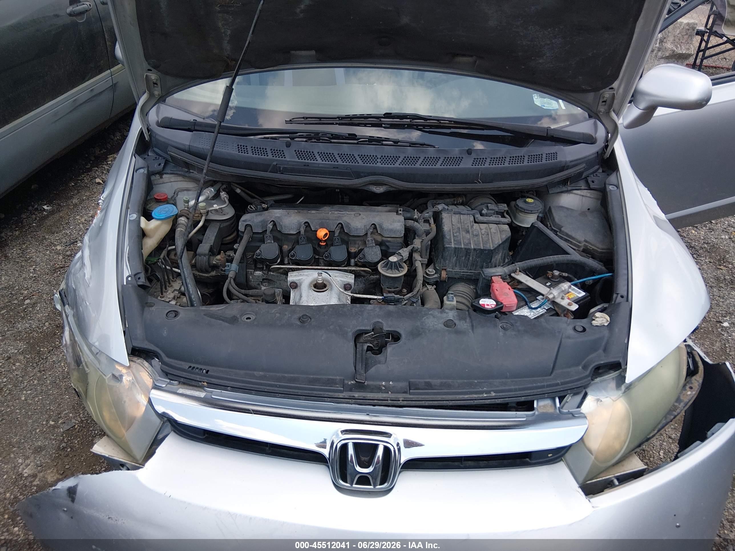 2008 Honda Civic Ex-l Silver vin: 2HGFA16908H329485