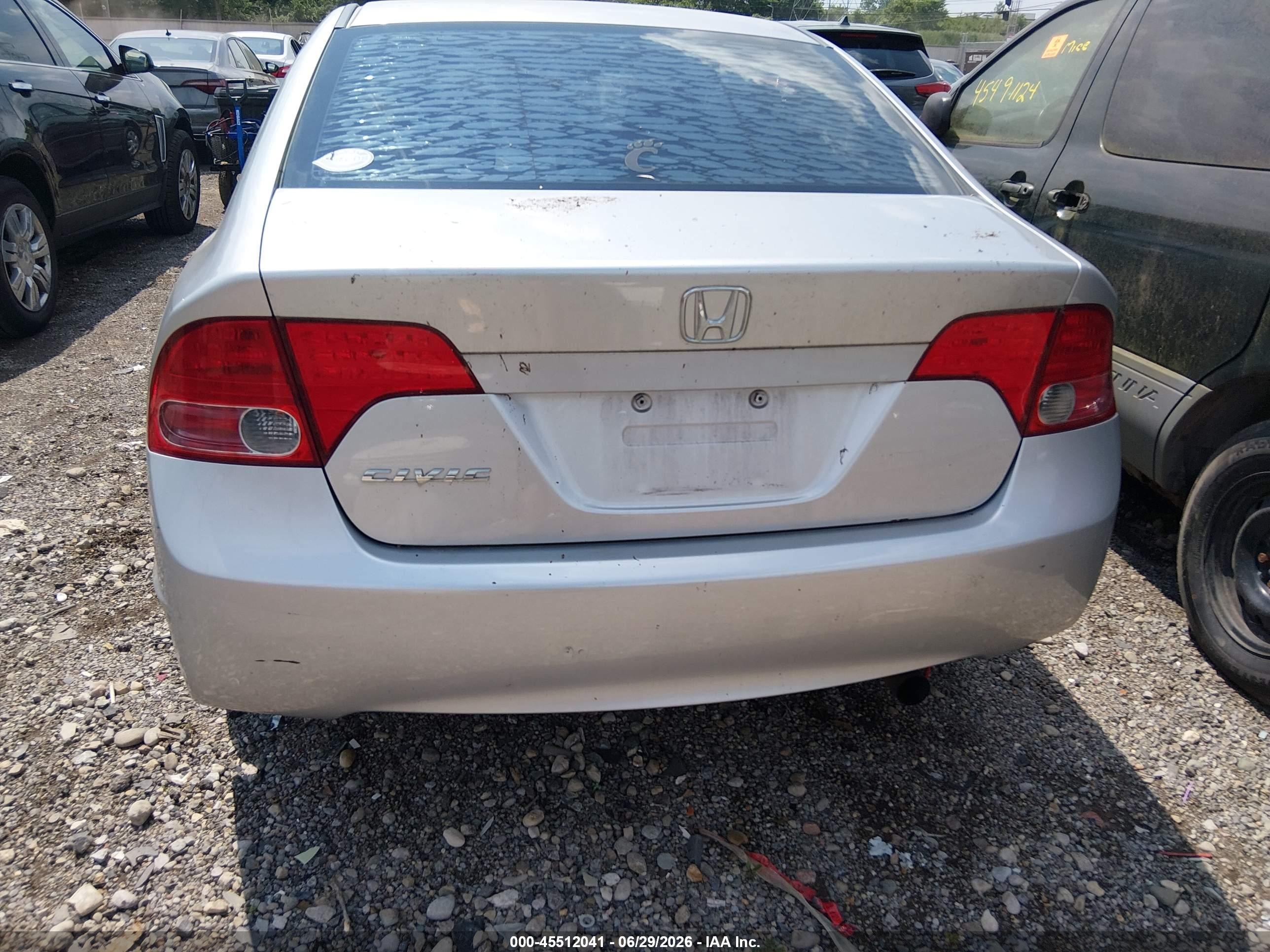 2008 Honda Civic Ex-l Silver vin: 2HGFA16908H329485