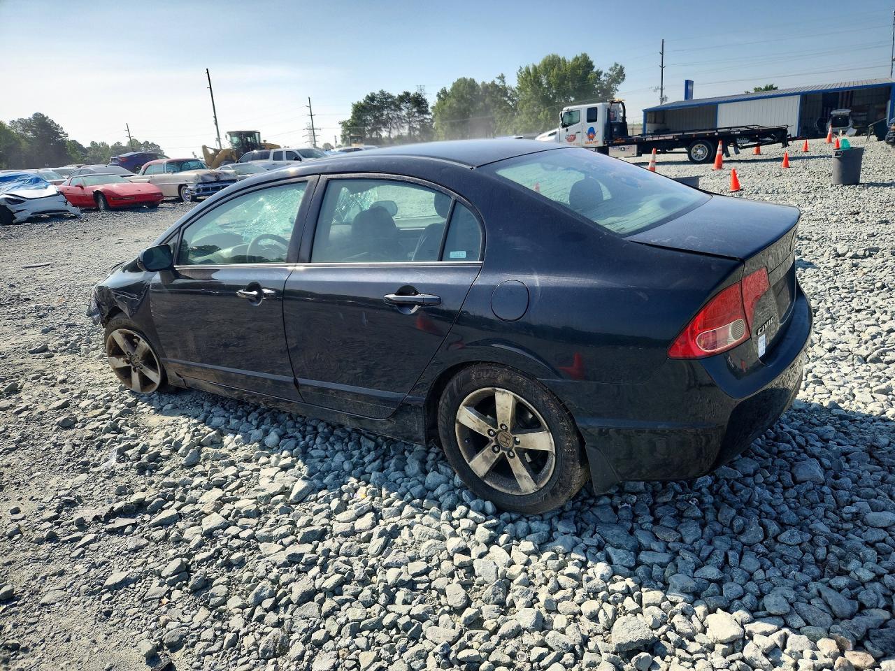 2008 Honda Civic Exl Черный vin: 2HGFA16908H342091