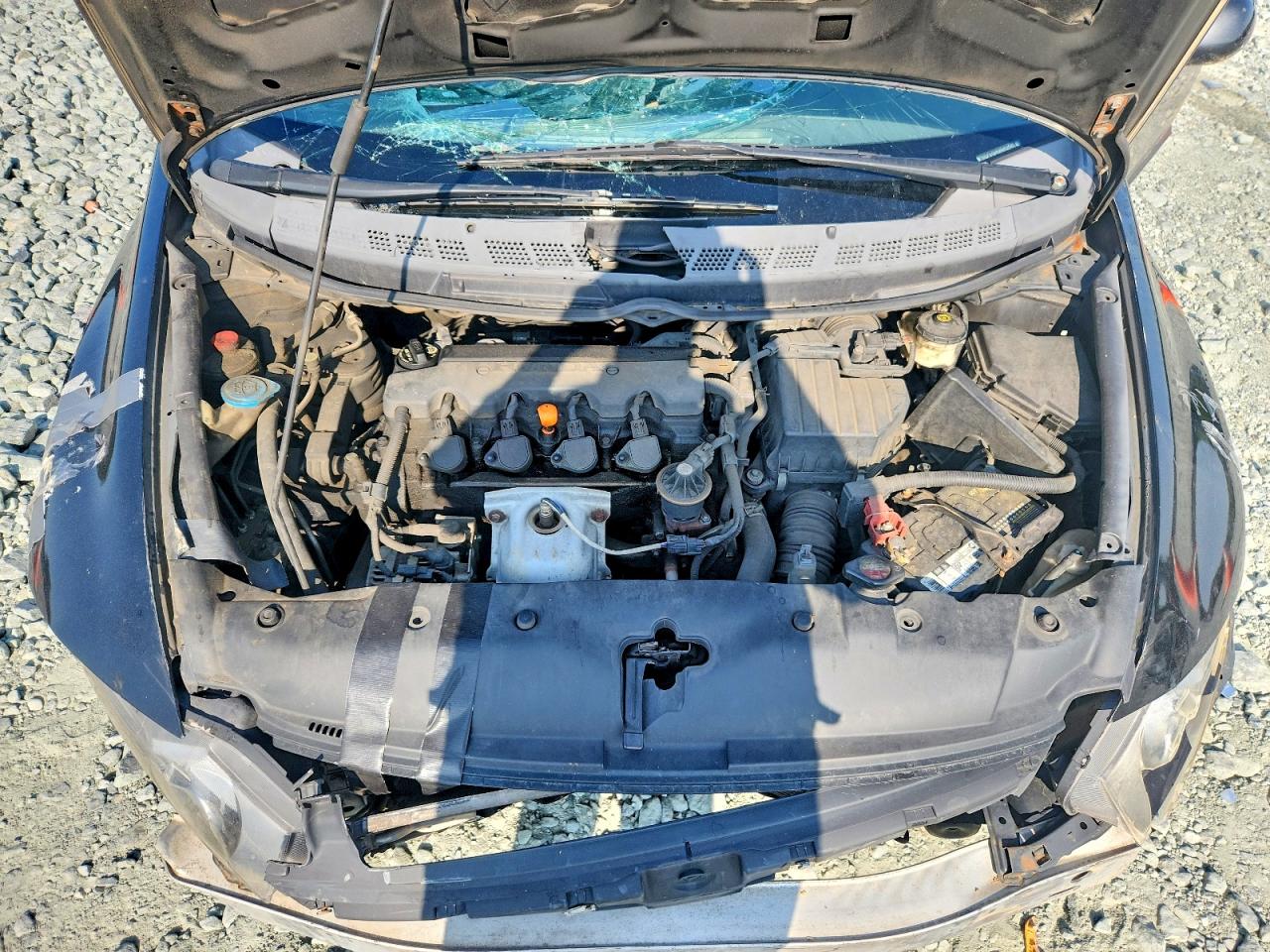 2008 Honda Civic Exl Черный vin: 2HGFA16908H342091