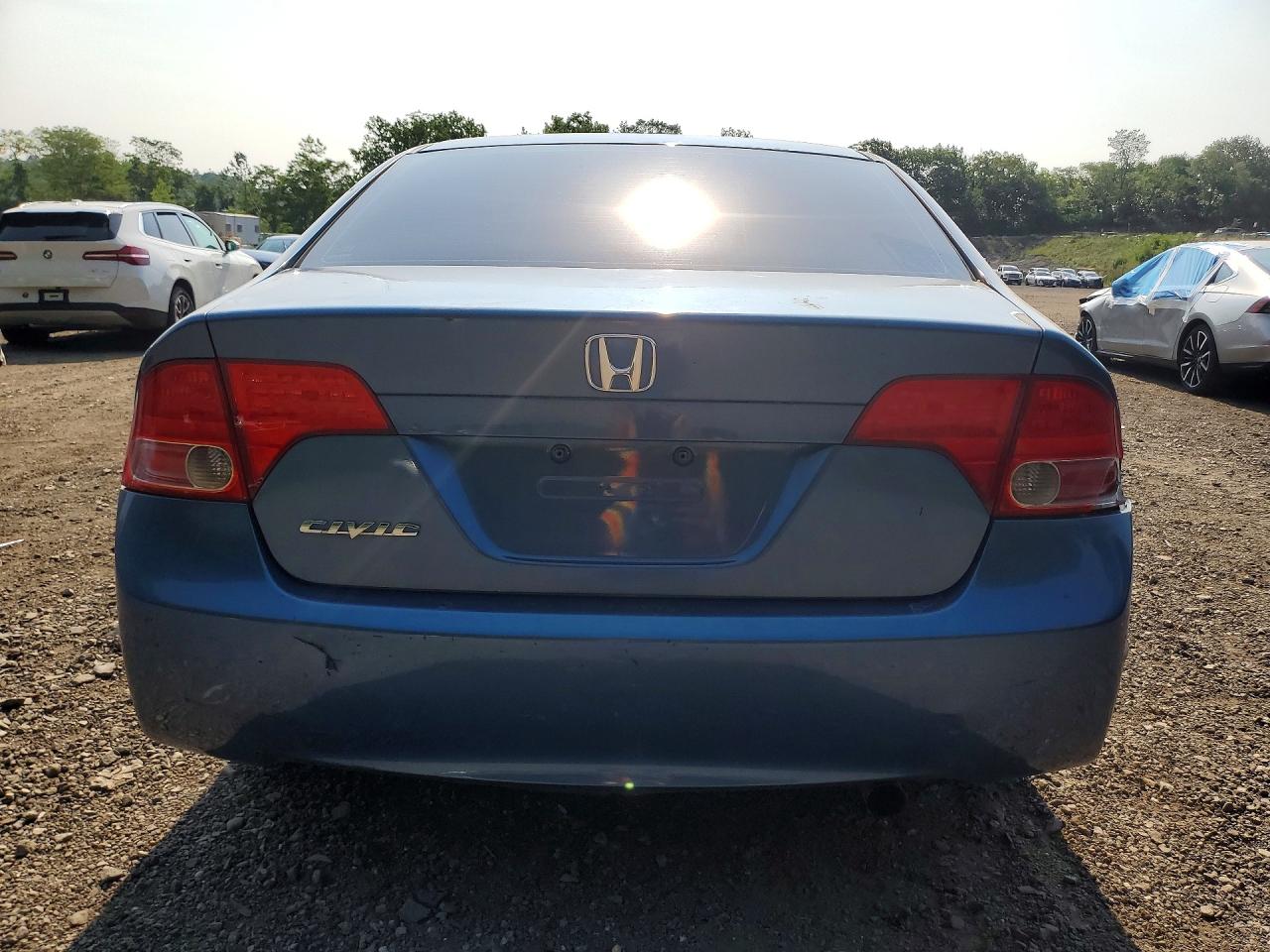 2008 Honda Civic Exl Blue vin: 2HGFA16908H521201