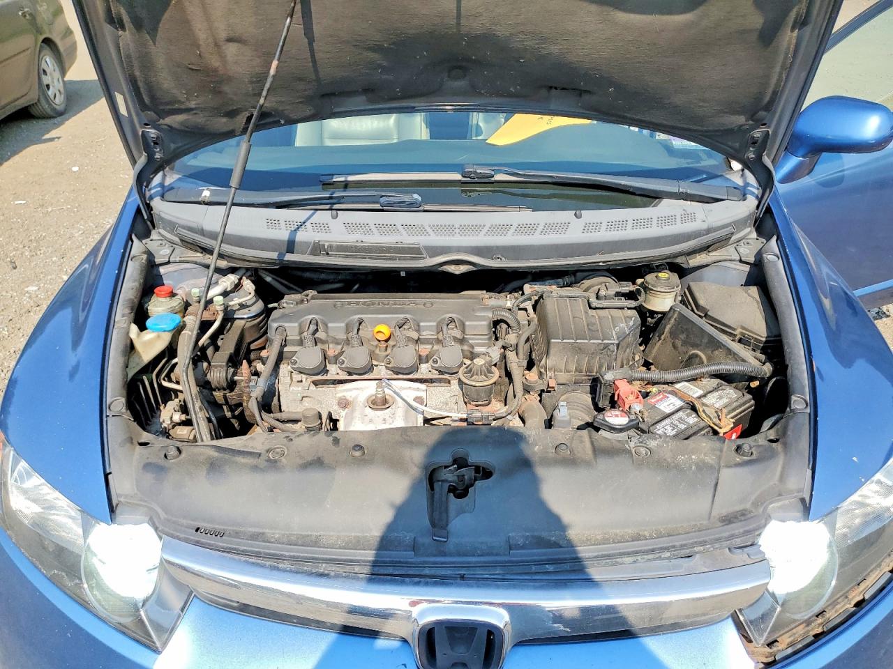 2008 Honda Civic Exl Blue vin: 2HGFA16908H521201