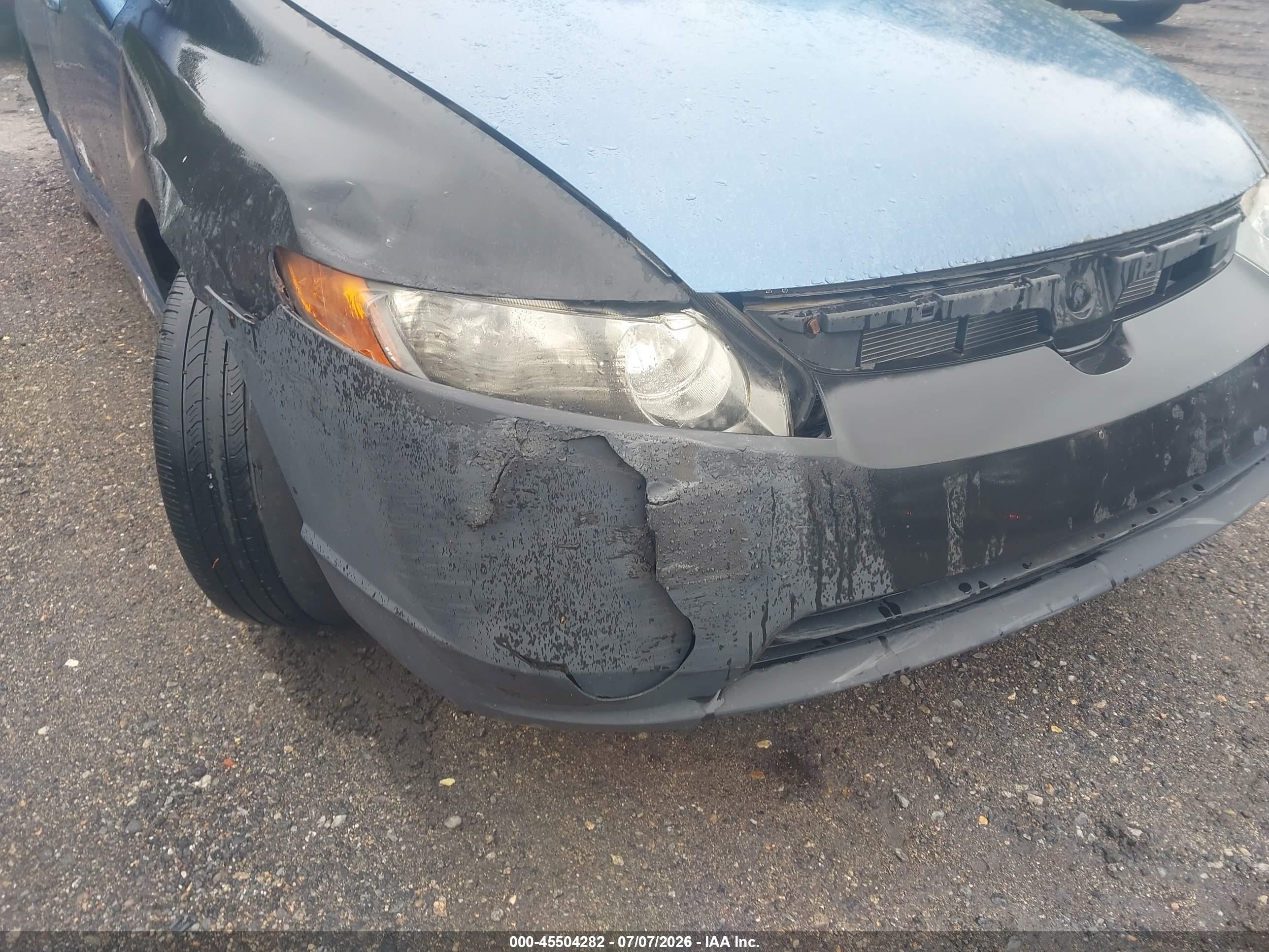2008 Honda Civic Ex-l Blue vin: 2HGFA16908H534448