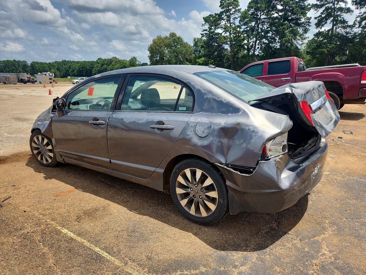 2009 Honda Civic Exl Gray vin: 2HGFA16909H504271
