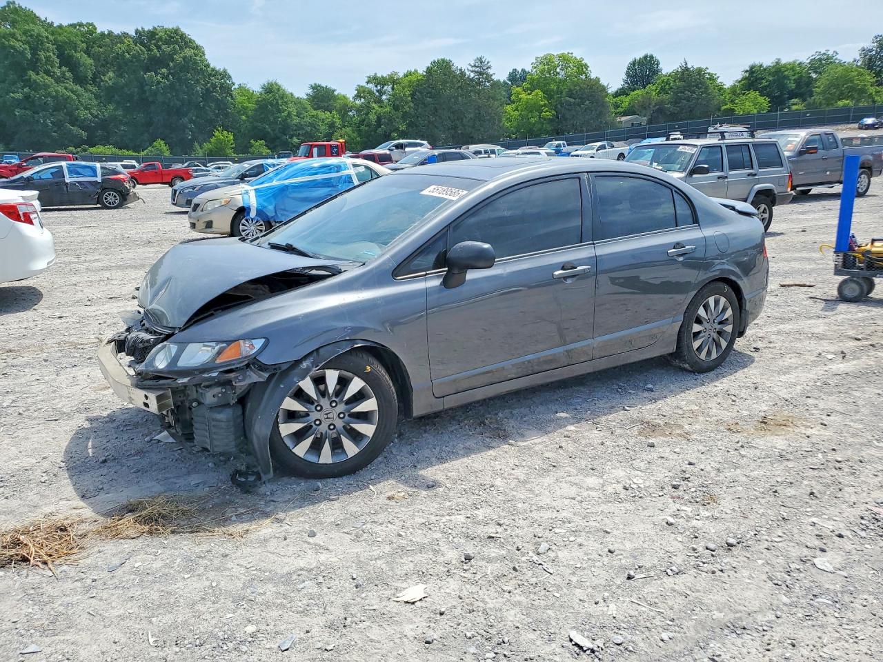 2009 Honda Civic Exl Серый vin: 2HGFA16919H335751