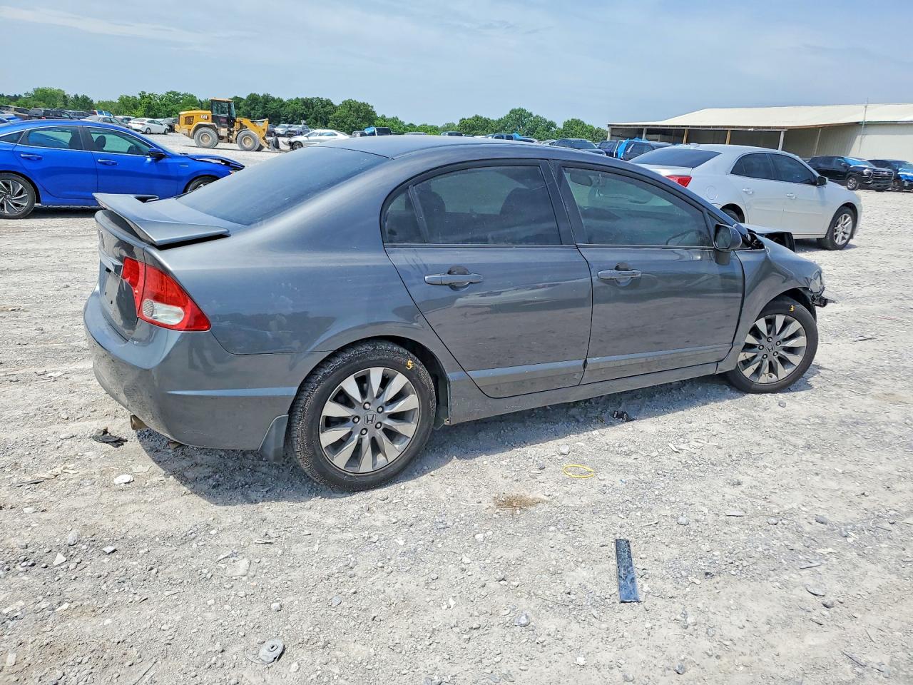 2009 Honda Civic Exl Gray vin: 2HGFA16919H335751