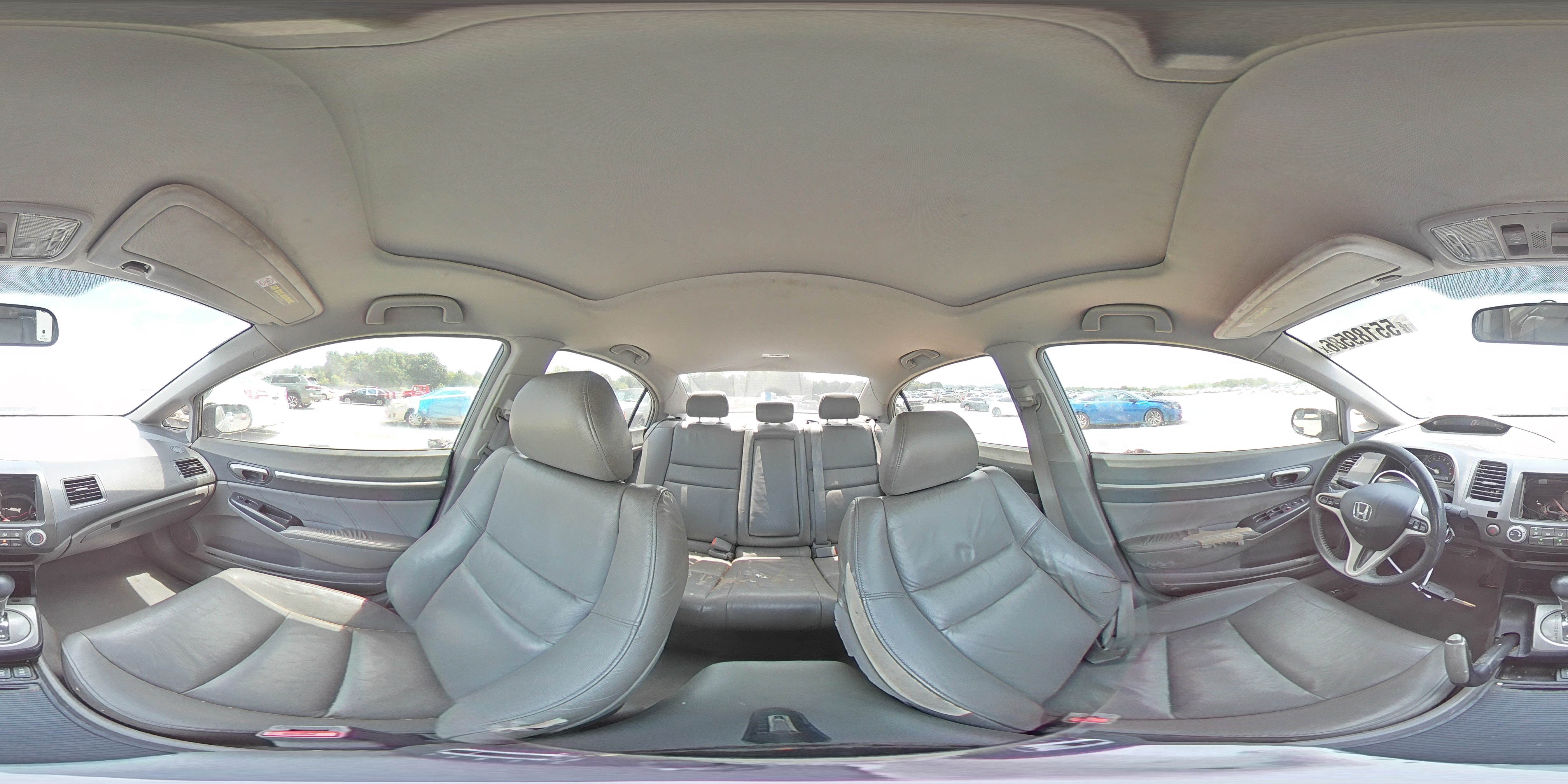 2009 Honda Civic Exl Gray vin: 2HGFA16919H335751