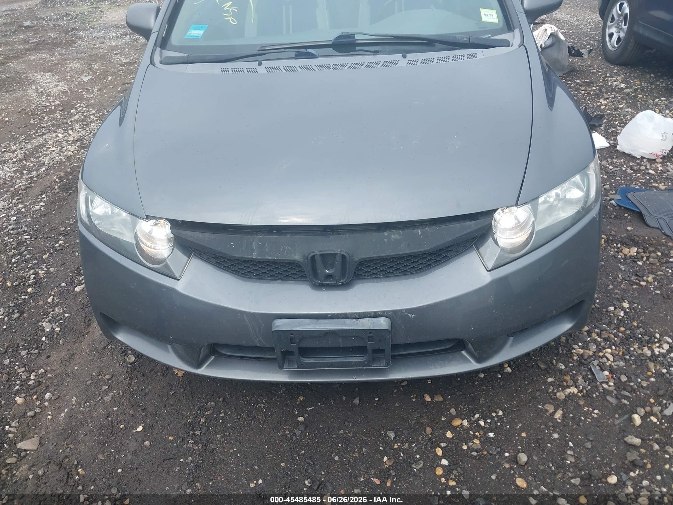 2009 Honda Civic Ex-l Gray vin: 2HGFA16919H530247