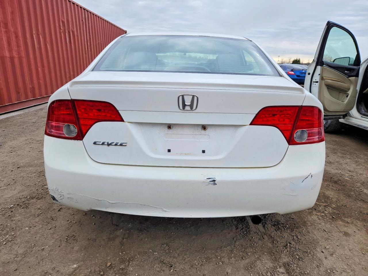 2008 Honda Civic Exl White vin: 2HGFA16928H003087