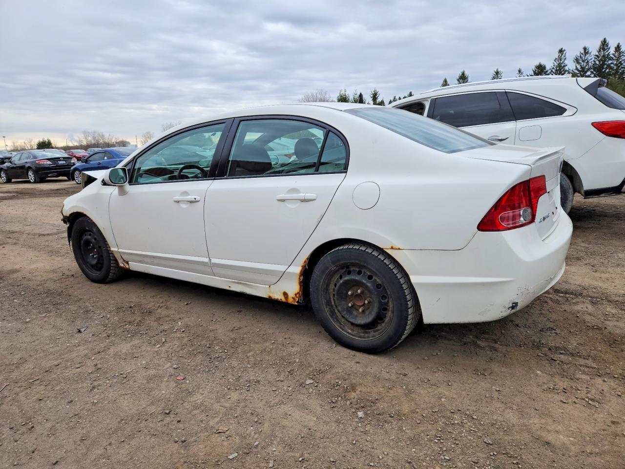 2008 Honda Civic Exl White vin: 2HGFA16928H003087