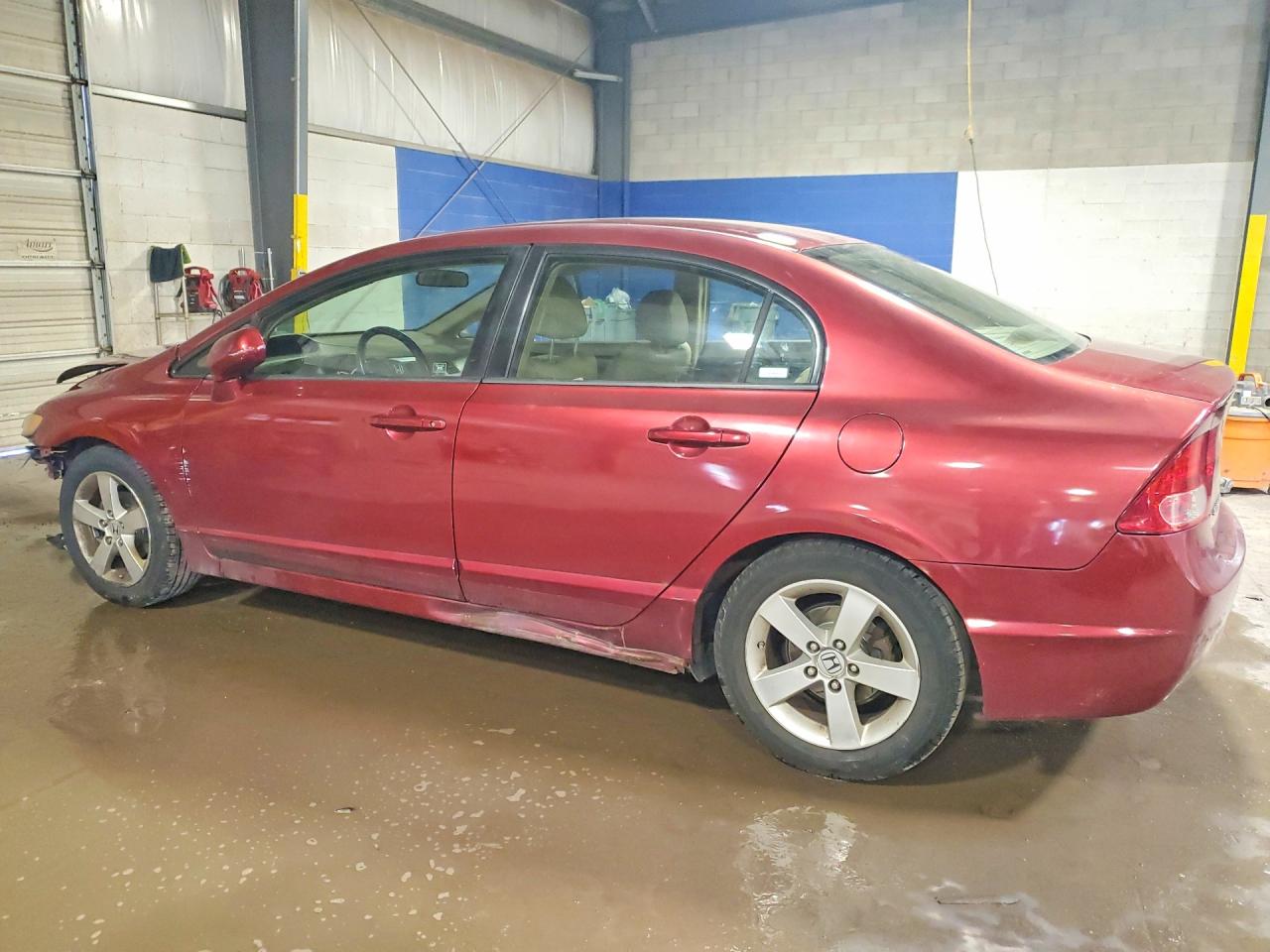2008 Honda Civic Exl Red vin: 2HGFA16928H502889