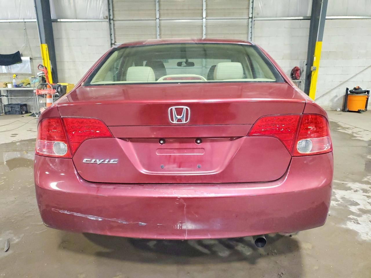 2008 Honda Civic Exl Red vin: 2HGFA16928H502889