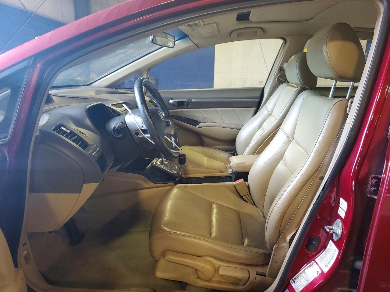 2008 Honda Civic Exl Red vin: 2HGFA16928H502889