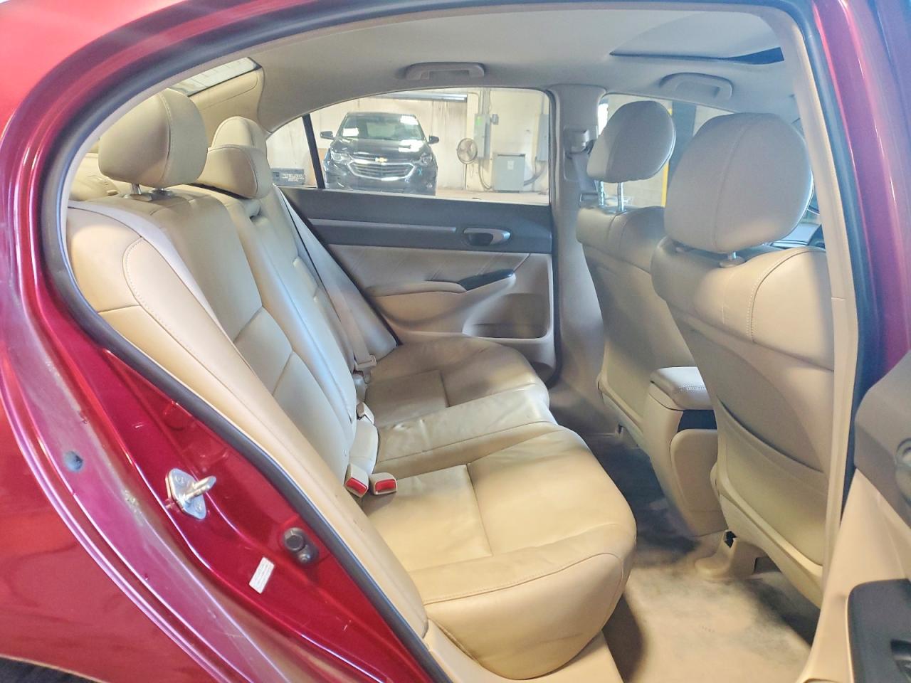 2008 Honda Civic Exl Red vin: 2HGFA16928H502889