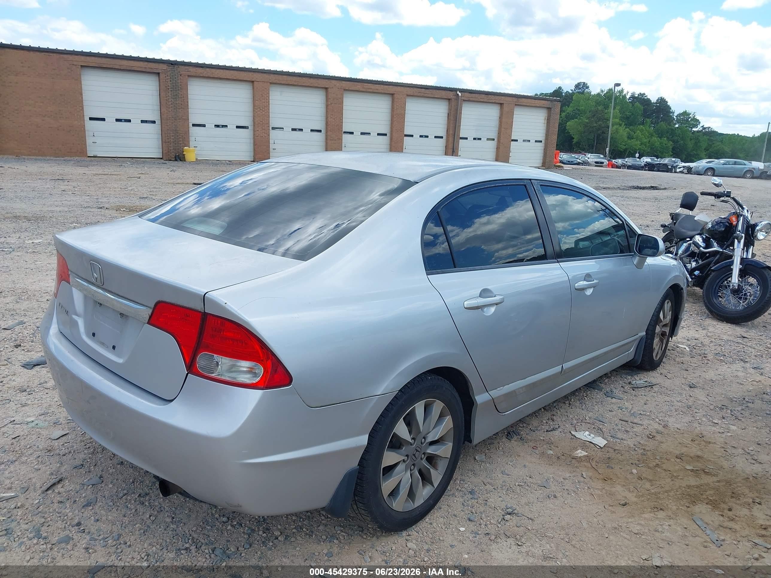 2009 Honda Civic Ex-l Silver vin: 2HGFA16929H527664