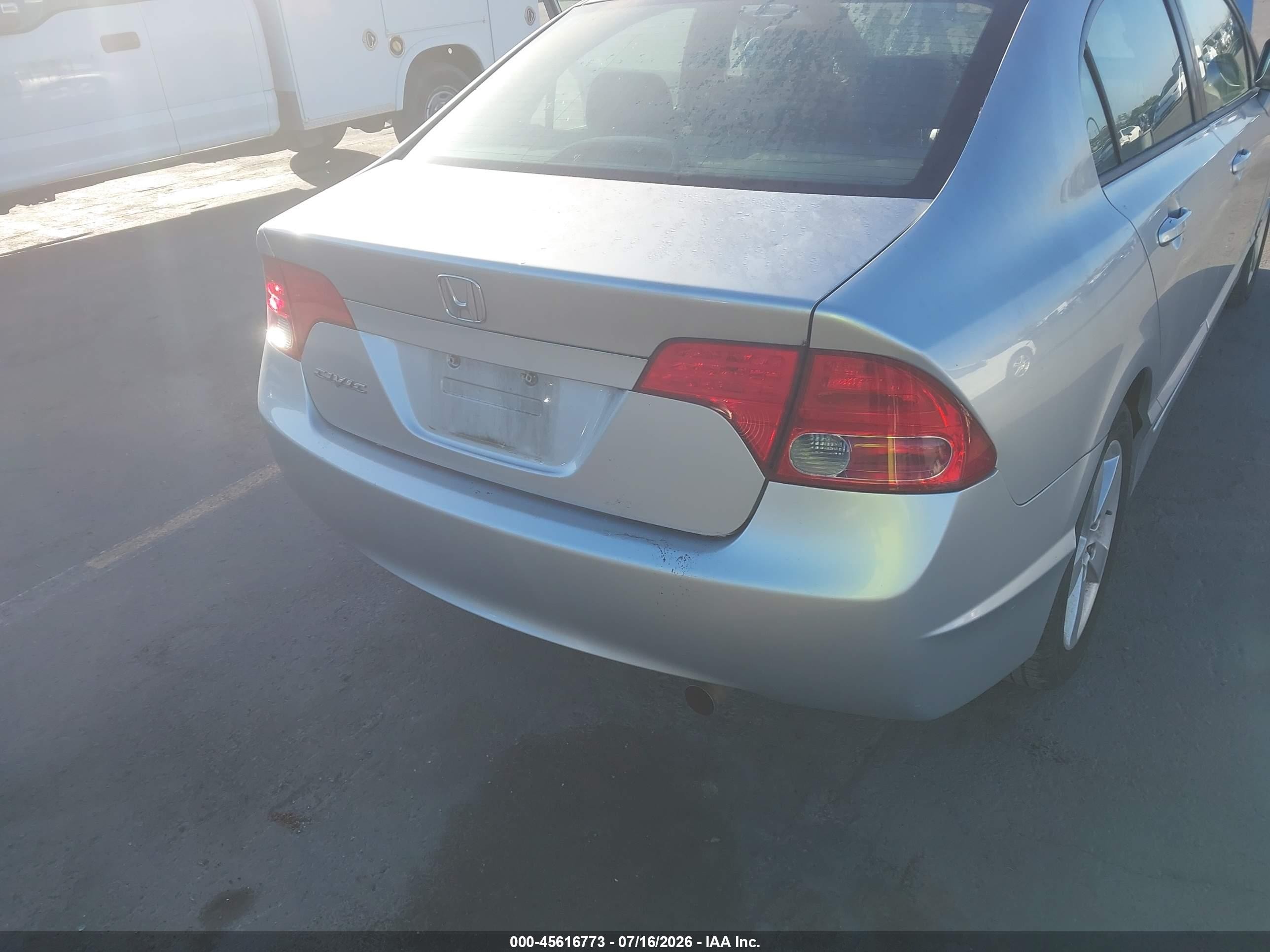 2008 Honda Civic Ex-l Silver vin: 2HGFA16938H307349