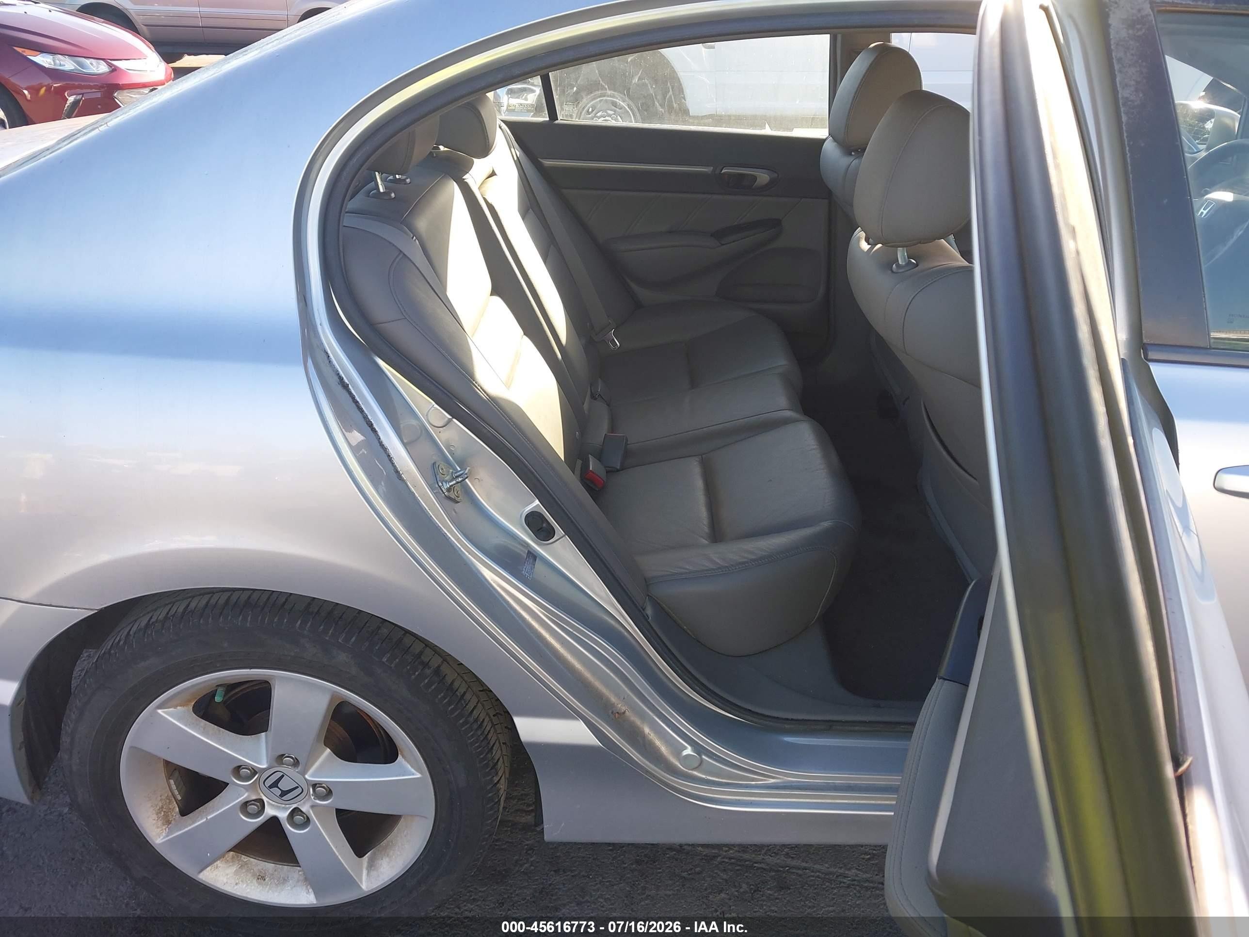 2008 Honda Civic Ex-l Silver vin: 2HGFA16938H307349
