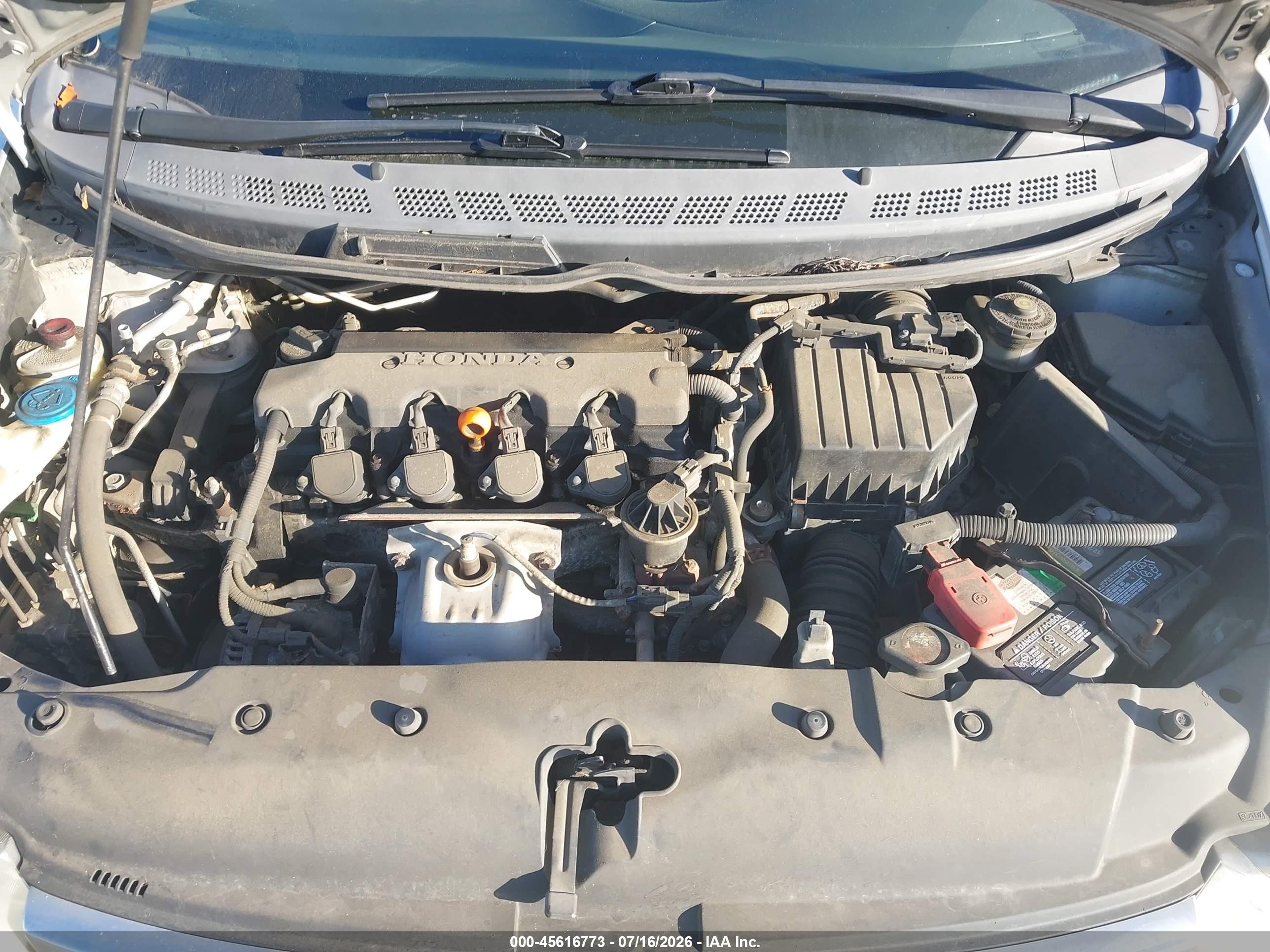 2008 Honda Civic Ex-l Silver vin: 2HGFA16938H307349