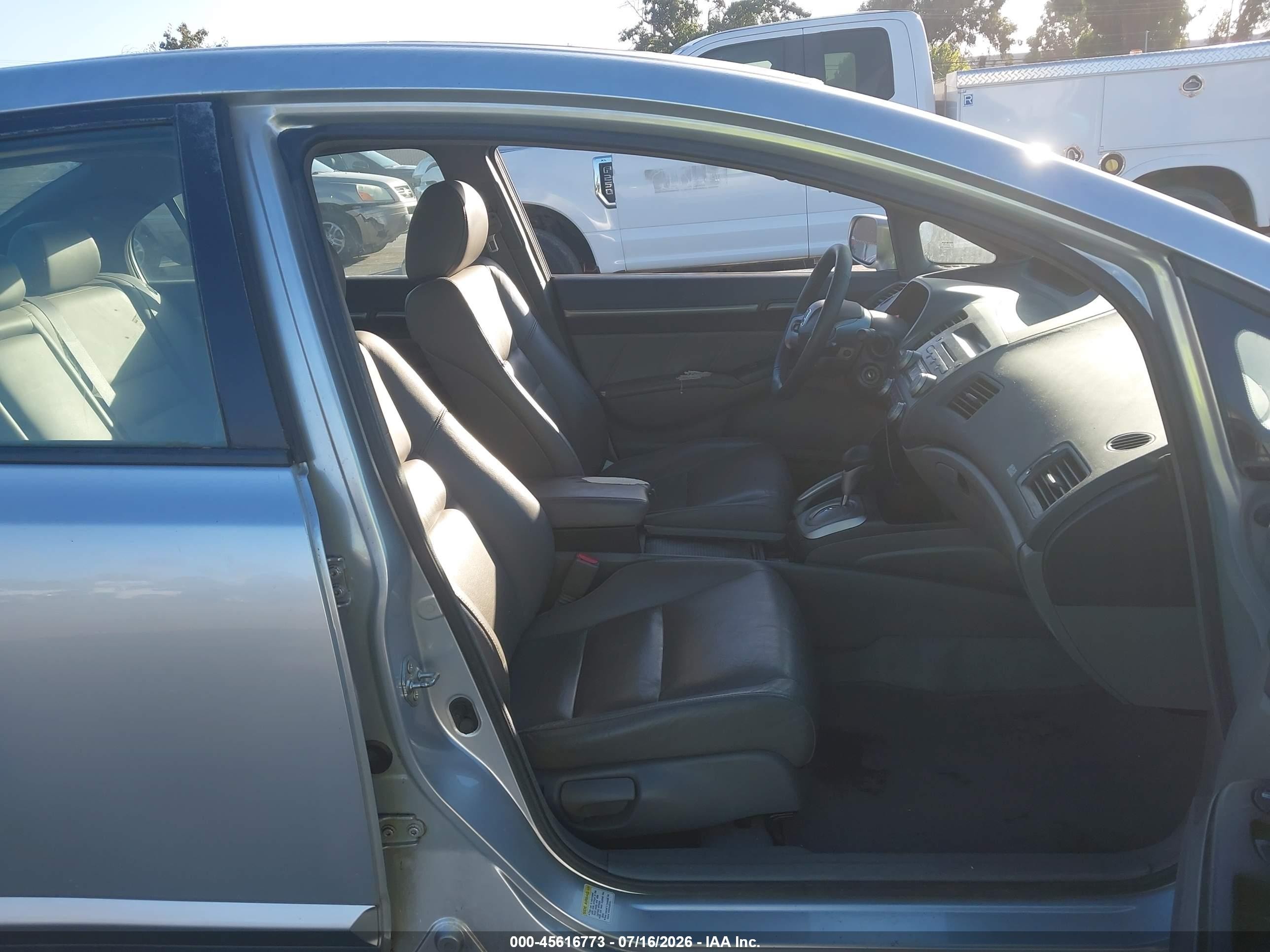 2008 Honda Civic Ex-l Silver vin: 2HGFA16938H307349