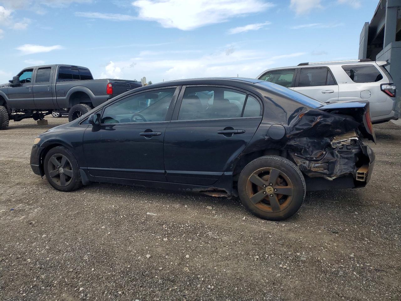 2008 Honda Civic Exl Black vin: 2HGFA16938H324426