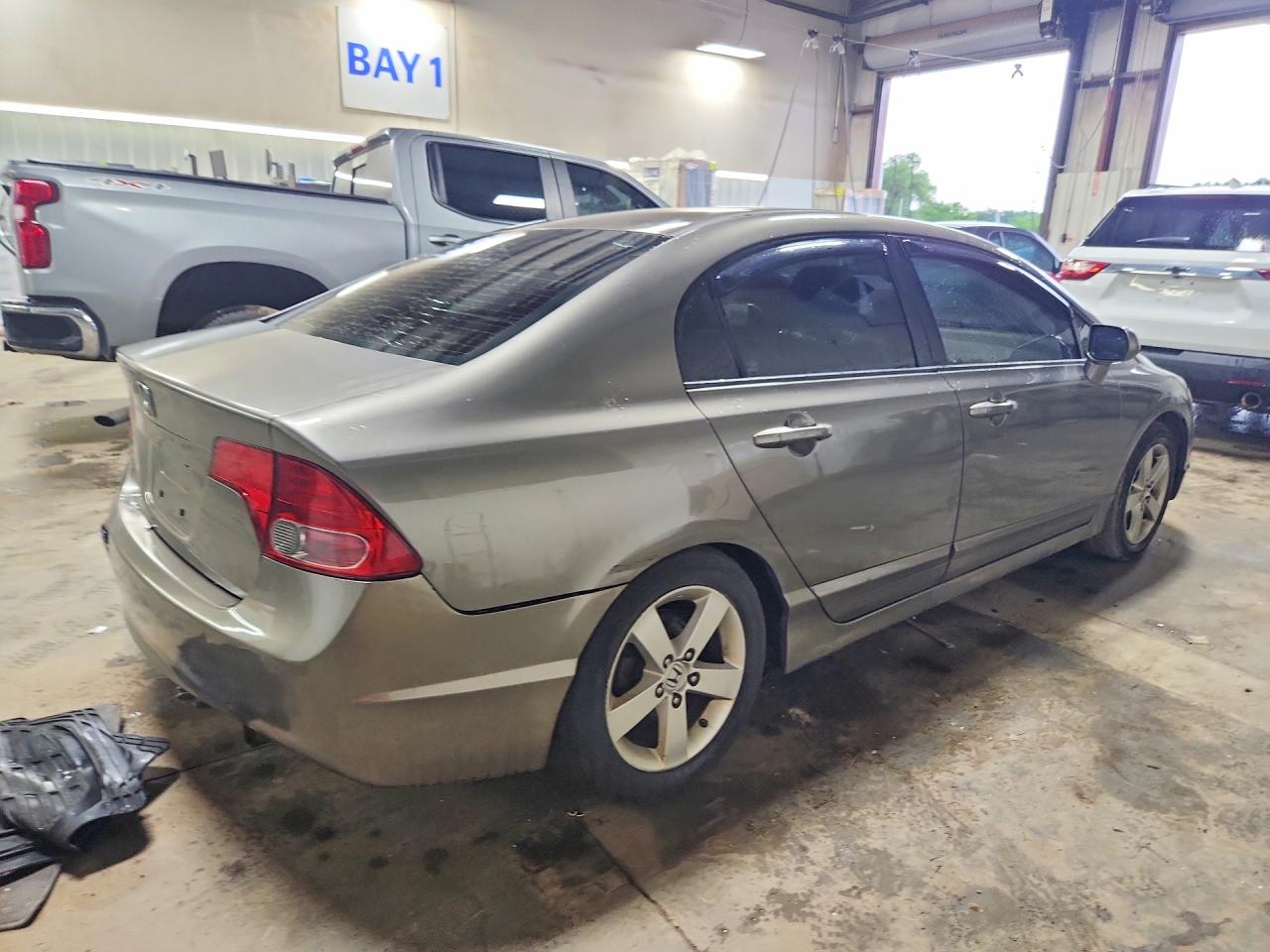 2008 Honda Civic Exl Gray vin: 2HGFA16938H329545