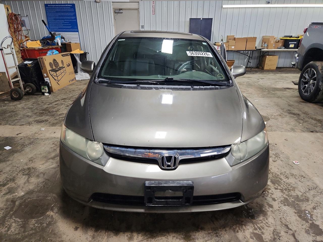 2008 Honda Civic Exl Gray vin: 2HGFA16938H329545