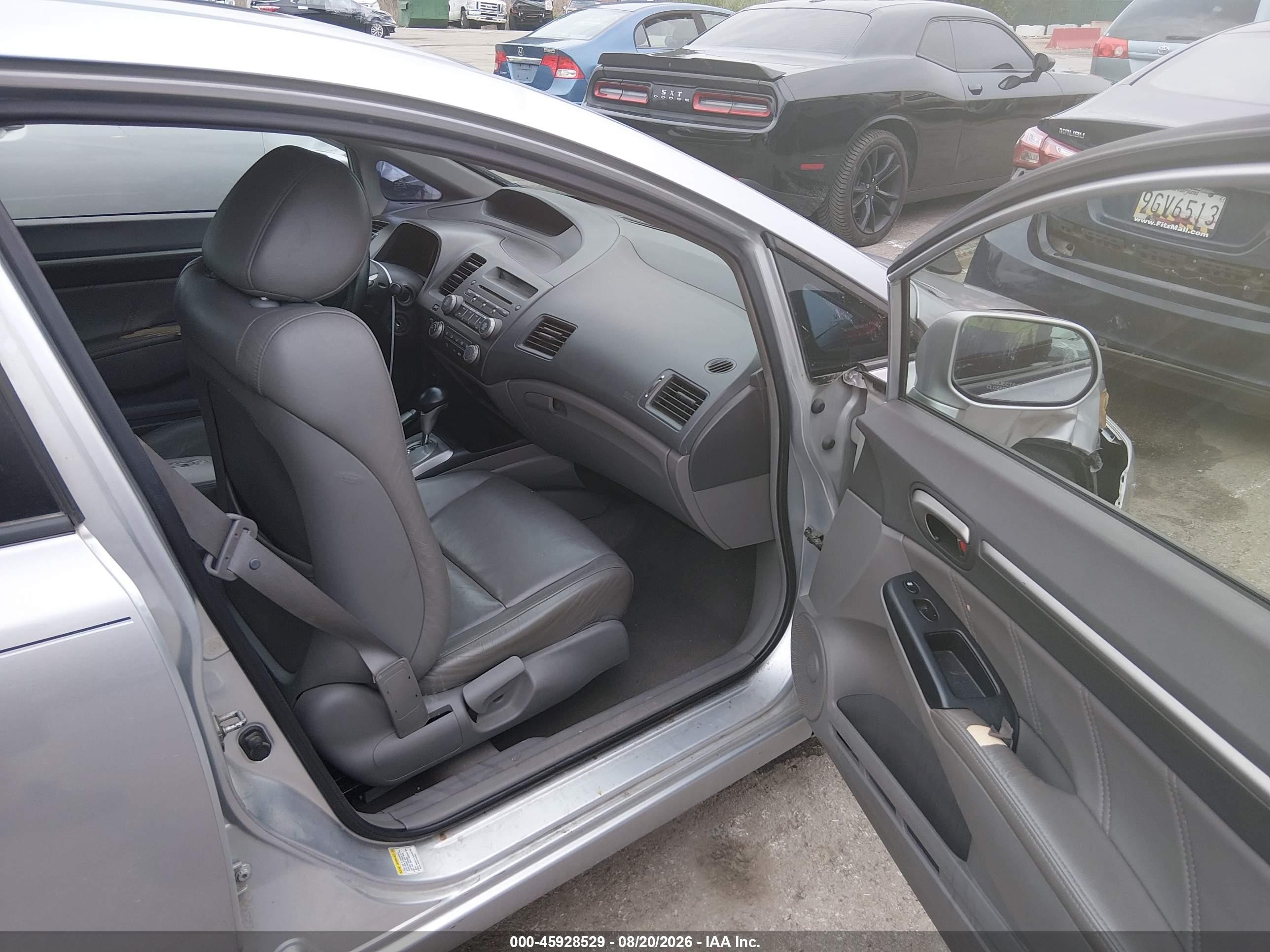 2009 Honda Civic Ex-l Серый vin: 2HGFA16939H325366