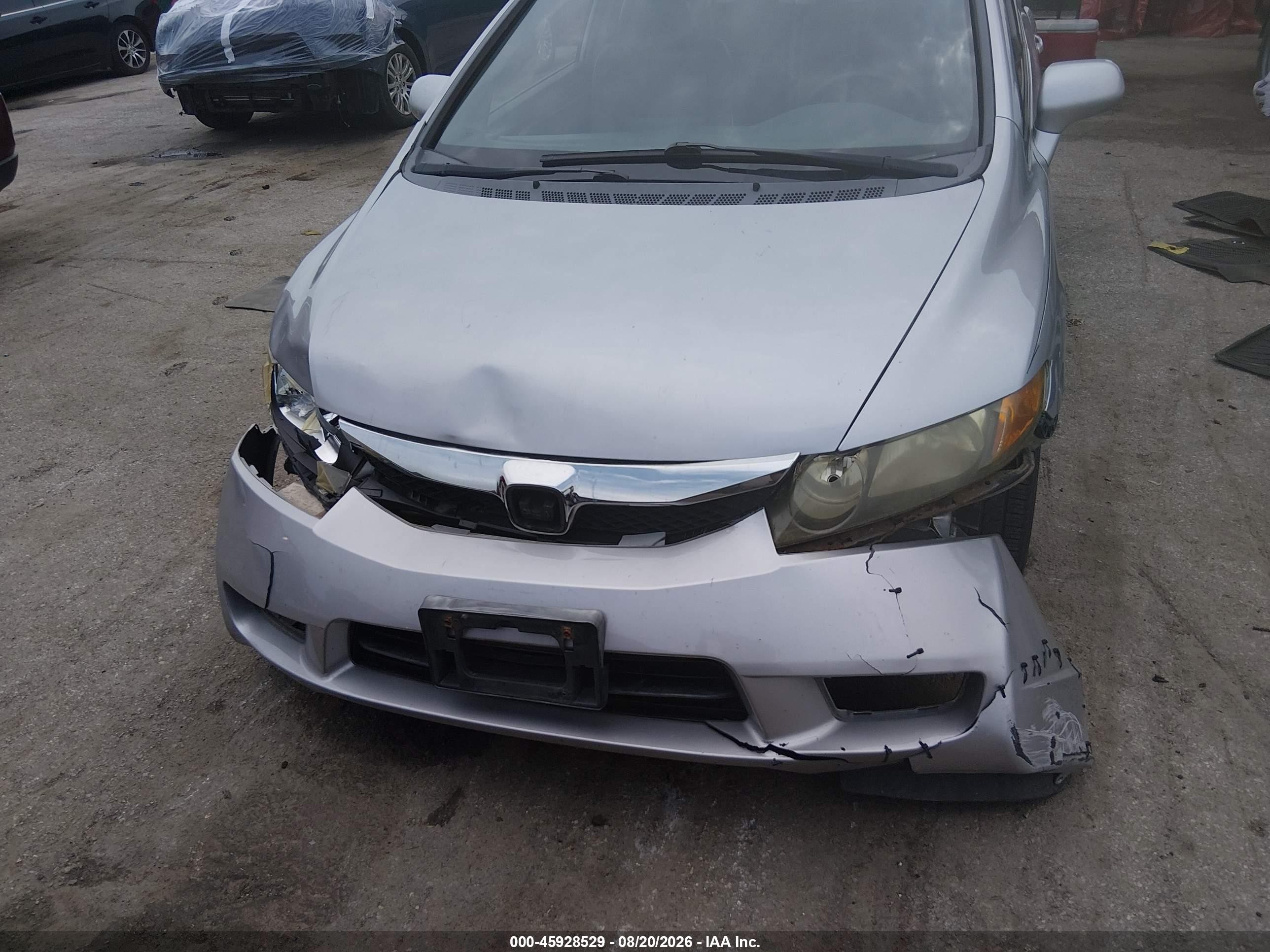 2009 Honda Civic Ex-l Серый vin: 2HGFA16939H325366