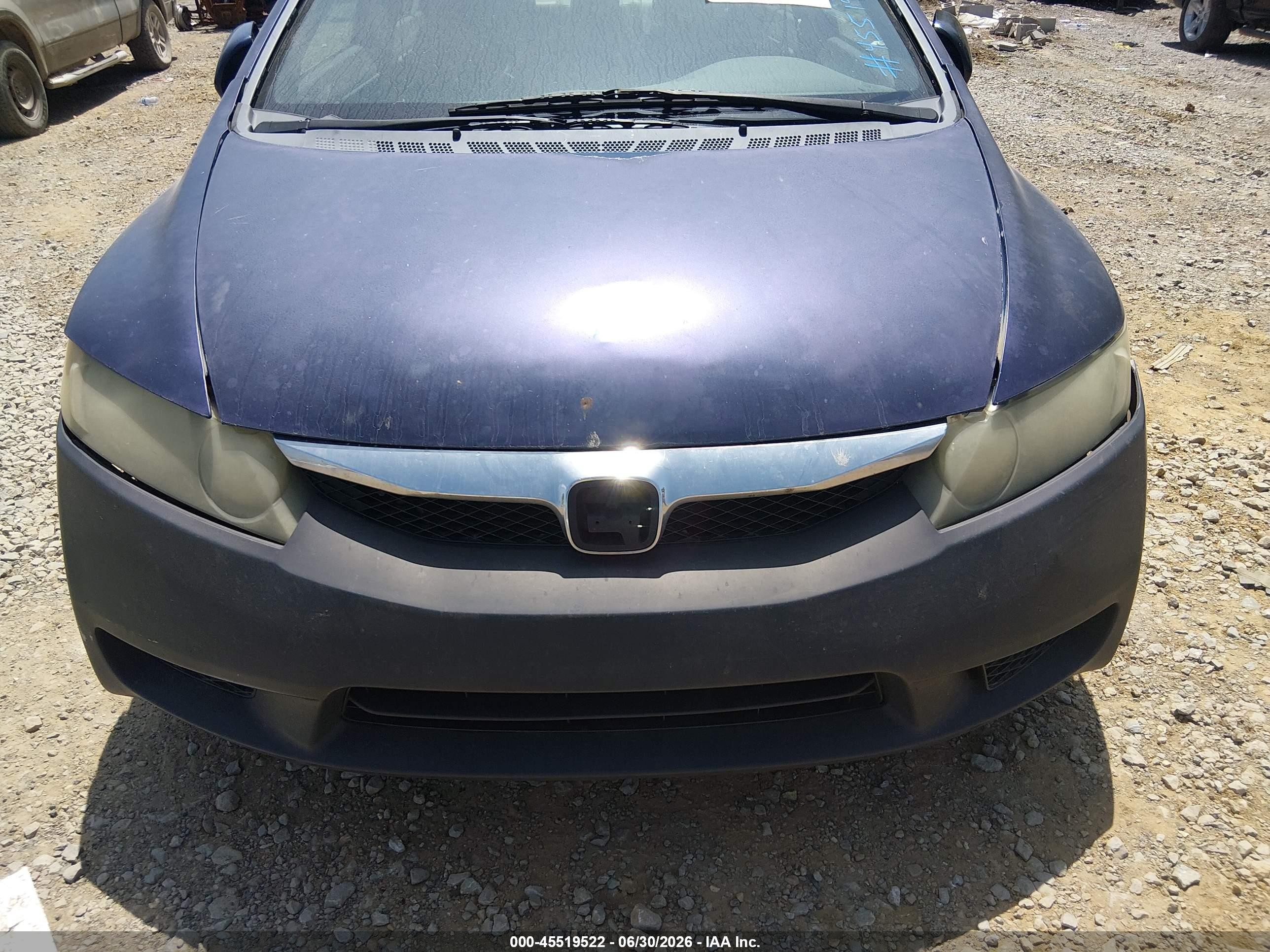 2009 Honda Civic Ex-l Blue vin: 2HGFA16939H525664