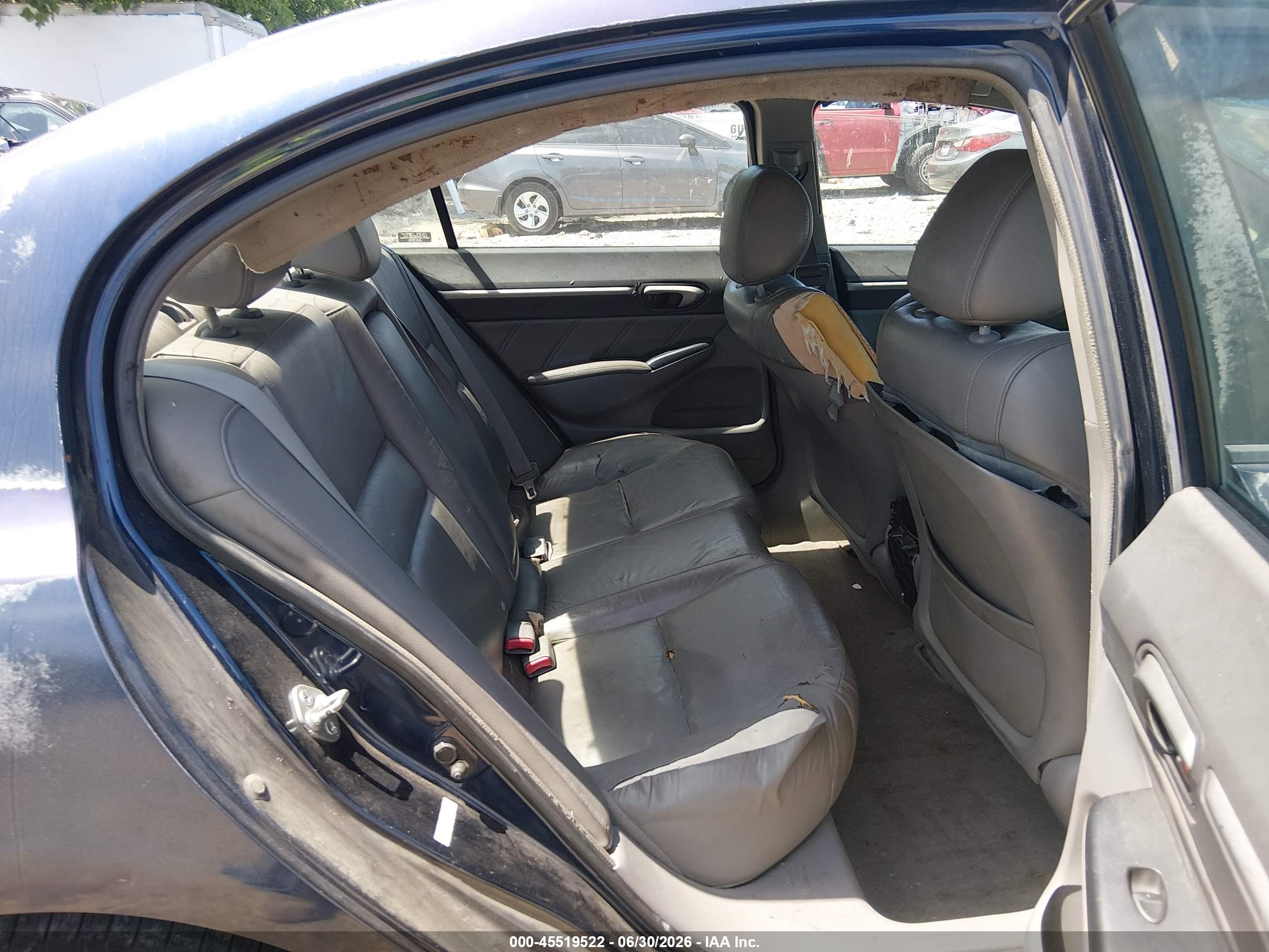 2009 Honda Civic Ex-l Blue vin: 2HGFA16939H525664