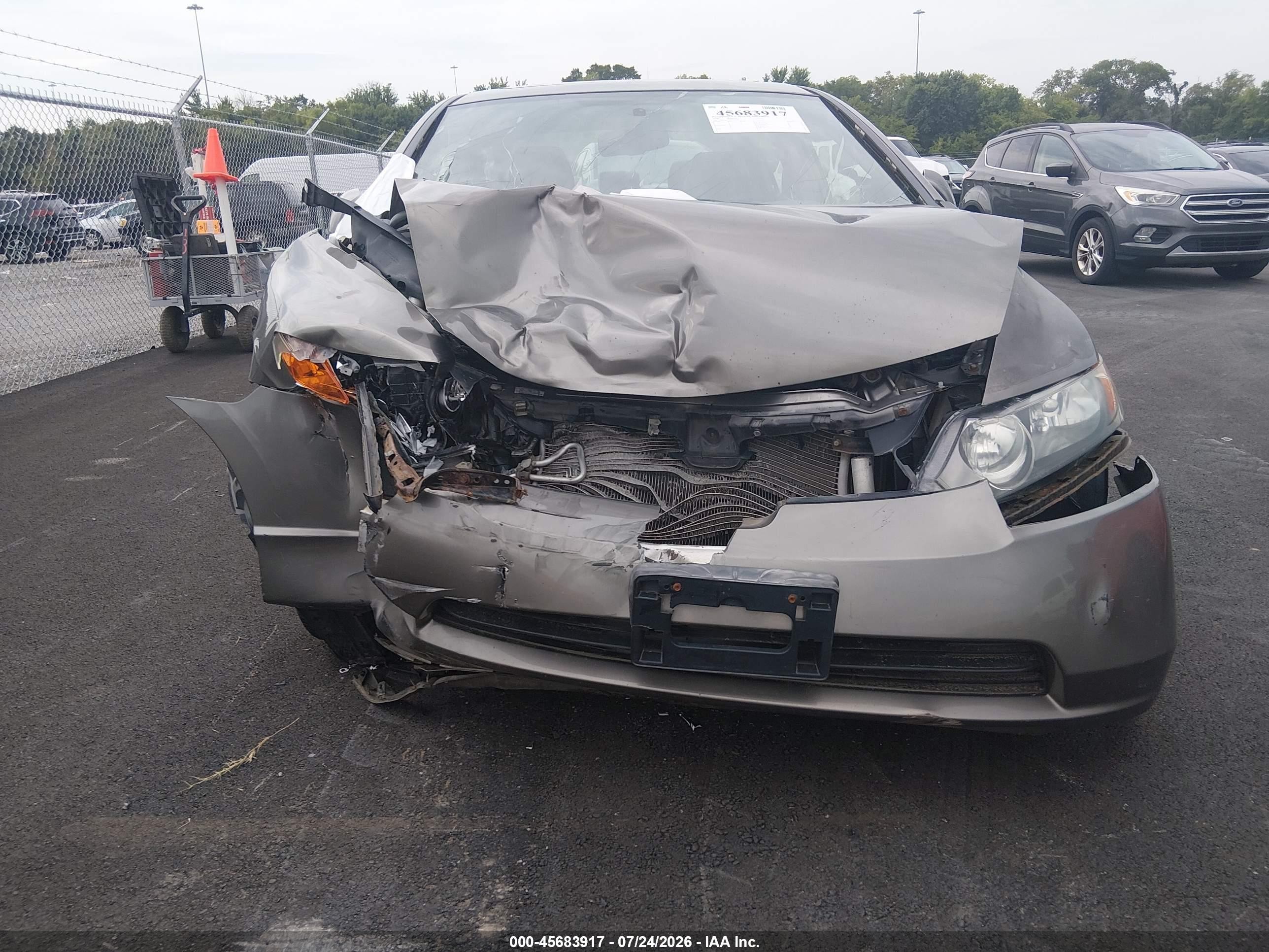 2008 Honda Civic Ex-l Gray vin: 2HGFA16948H321339