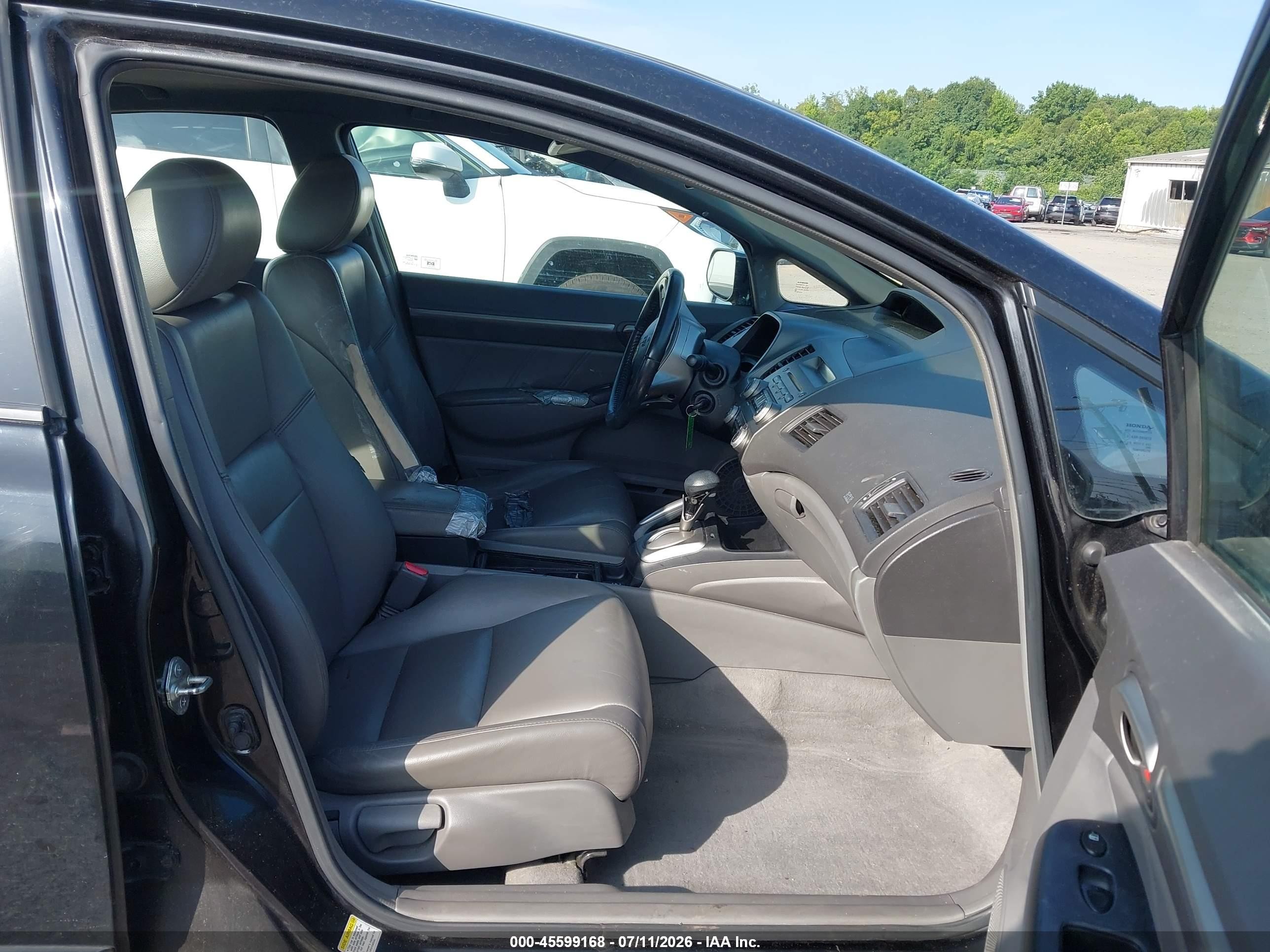 2008 Honda Civic Ex-l Black vin: 2HGFA16948H513327