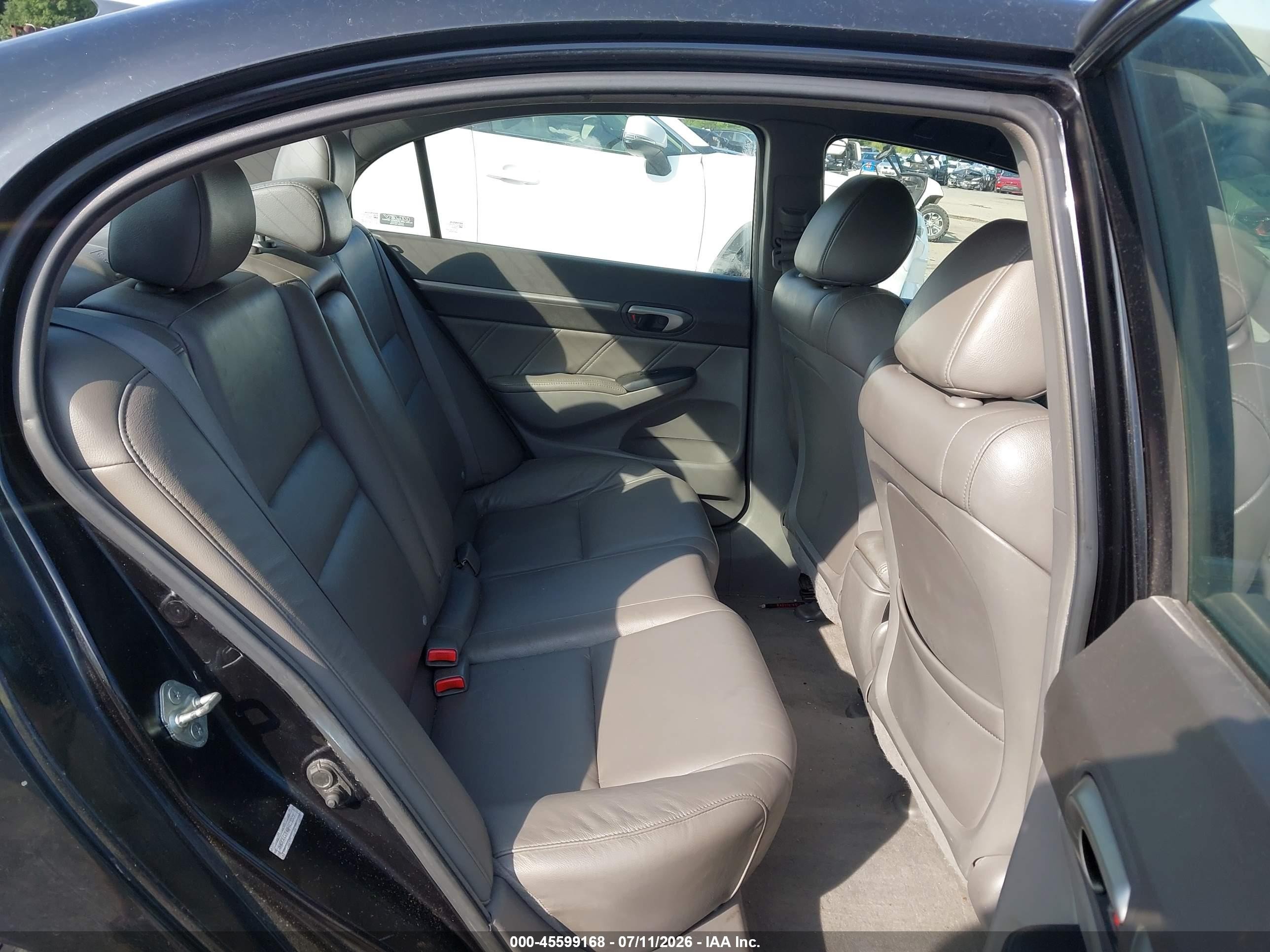 2008 Honda Civic Ex-l Black vin: 2HGFA16948H513327
