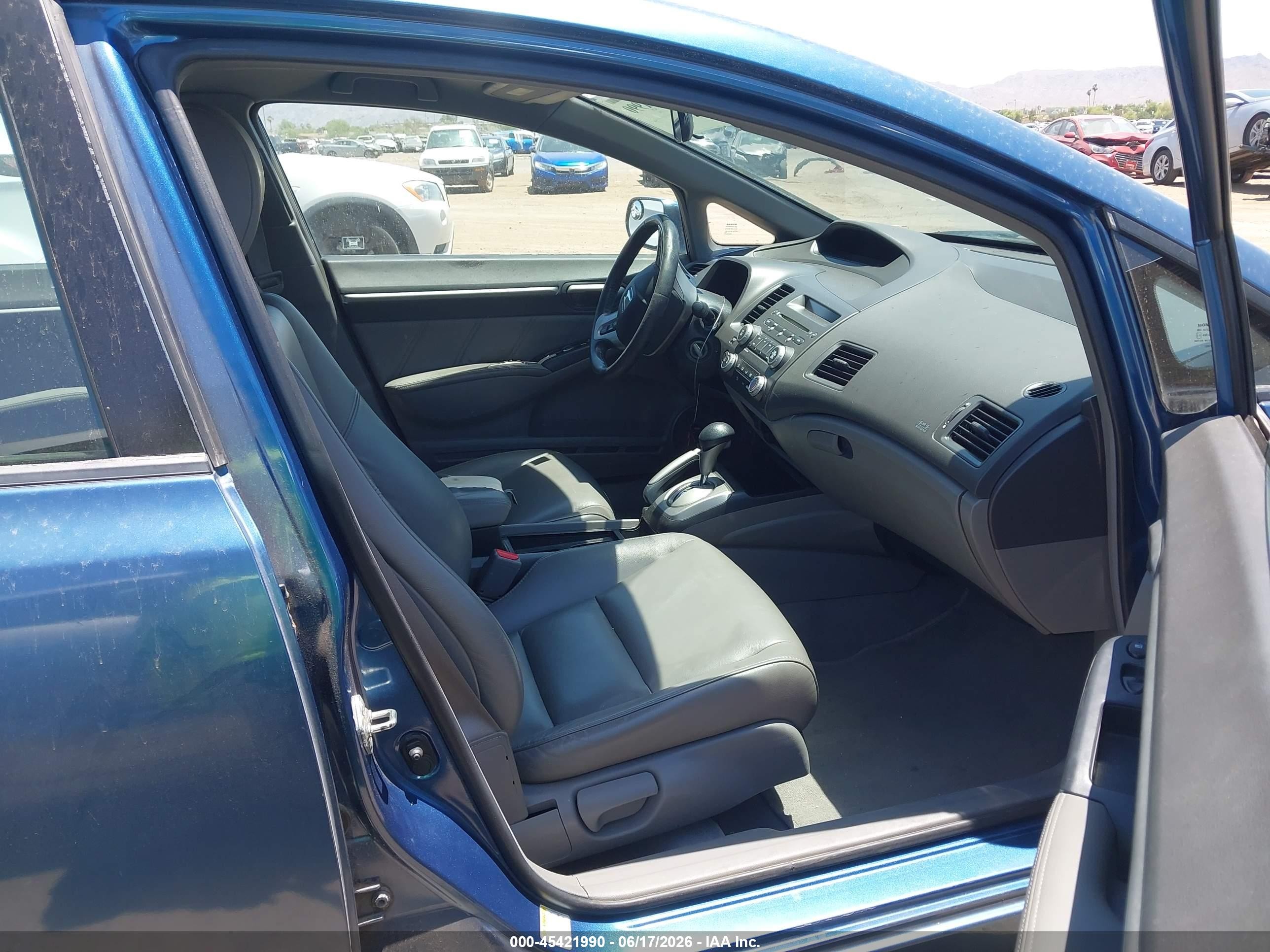 2008 Honda Civic Ex-l Blue vin: 2HGFA16948H518561