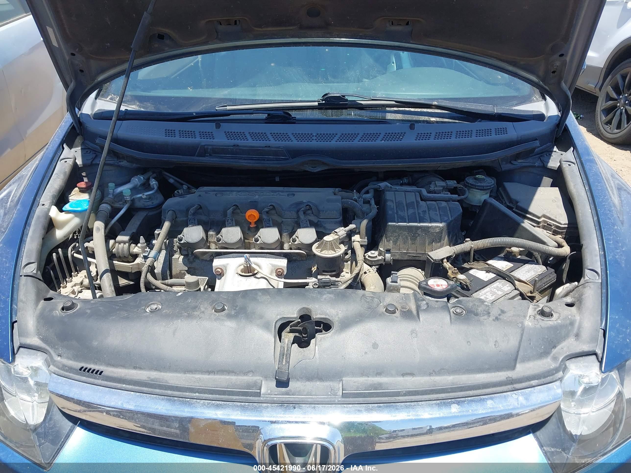 2008 Honda Civic Ex-l Blue vin: 2HGFA16948H518561