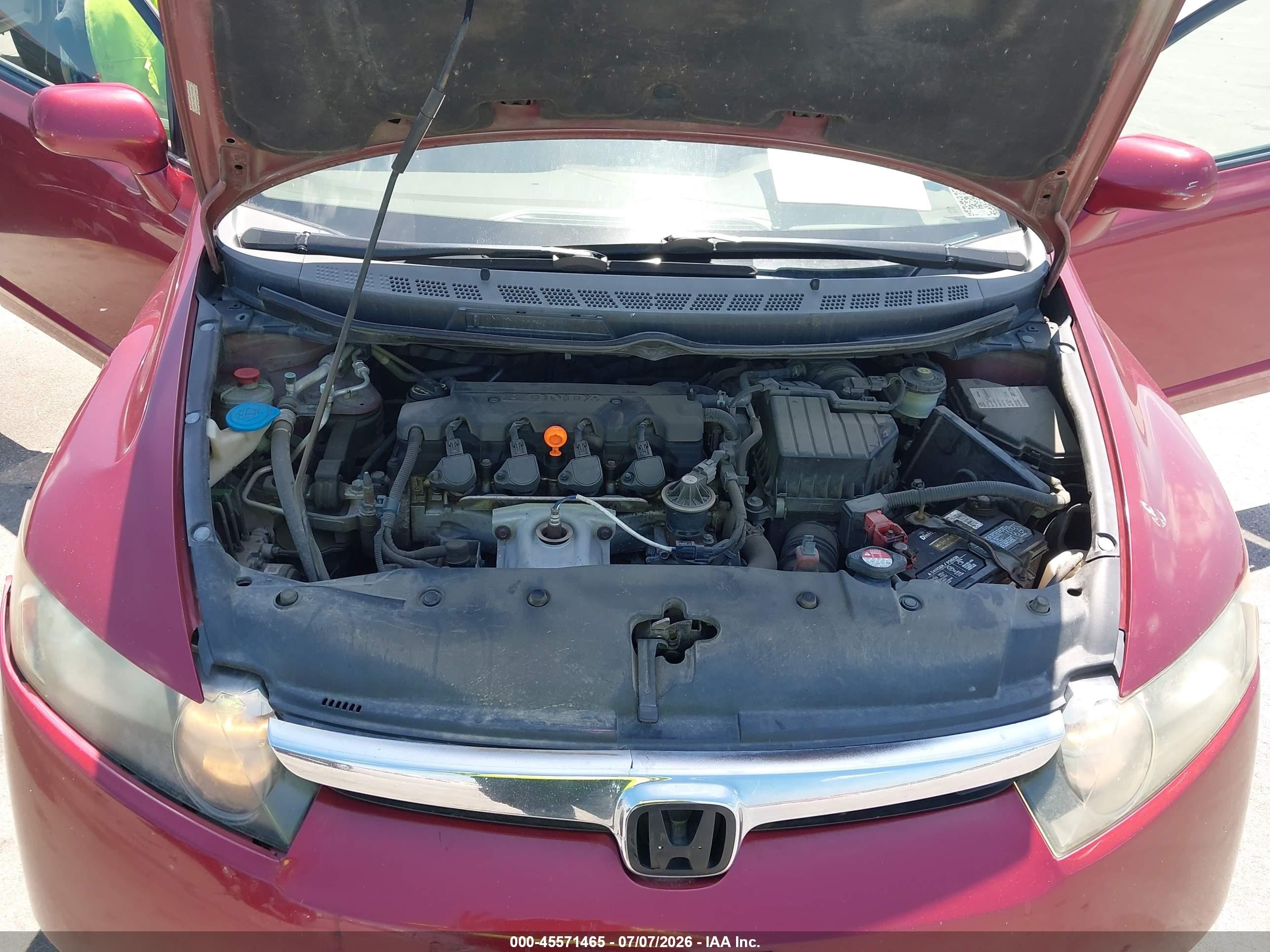 2008 Honda Civic Ex-l Maroon vin: 2HGFA16948H534839