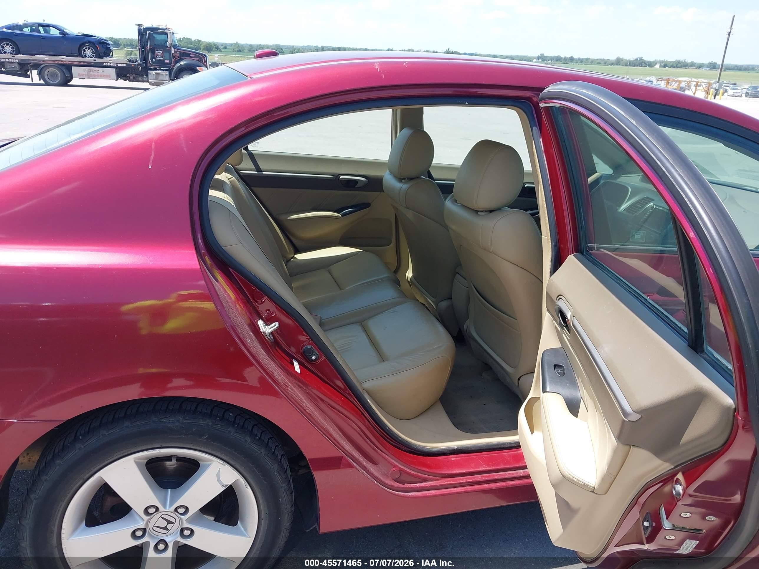 2008 Honda Civic Ex-l Maroon vin: 2HGFA16948H534839
