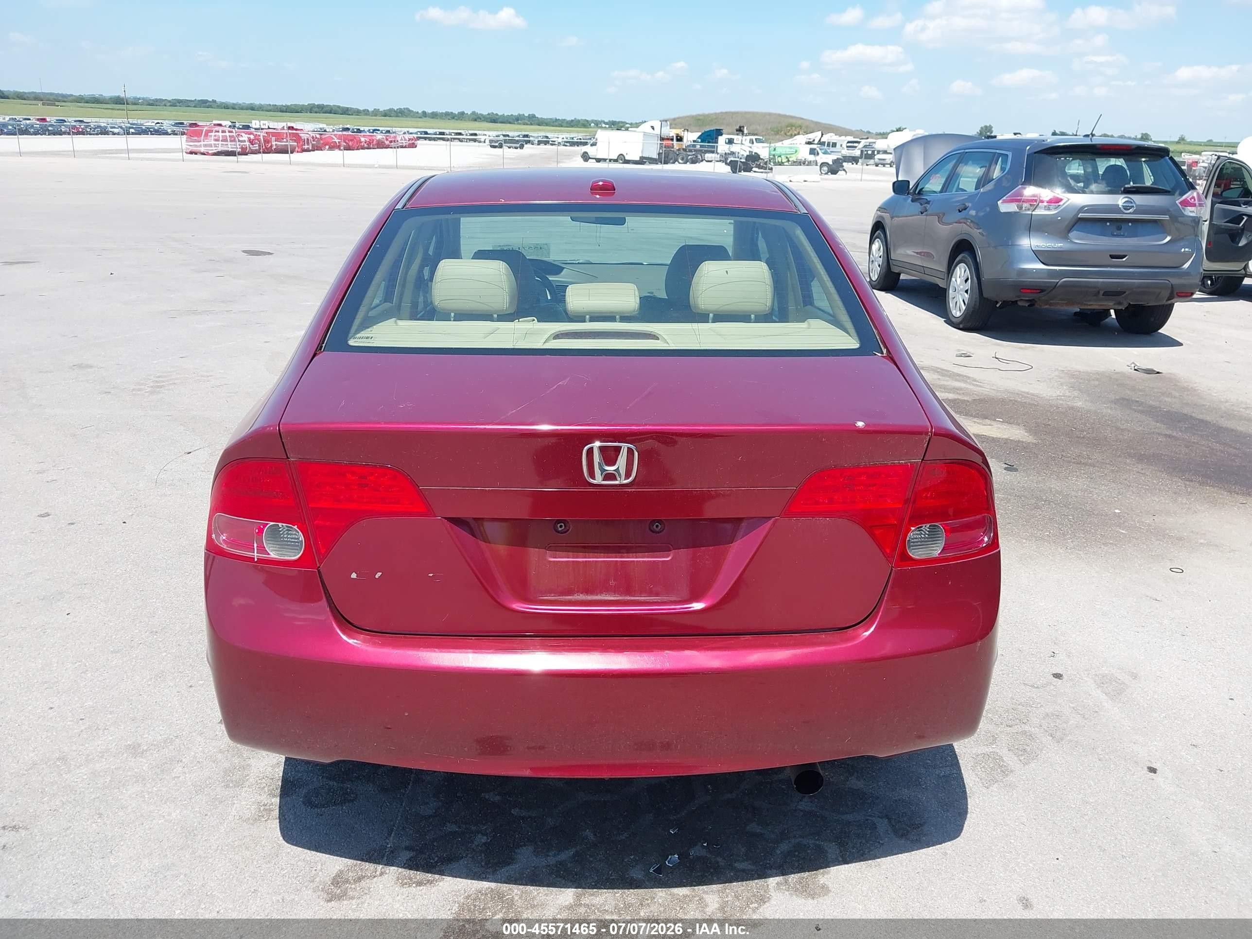 2008 Honda Civic Ex-l Maroon vin: 2HGFA16948H534839