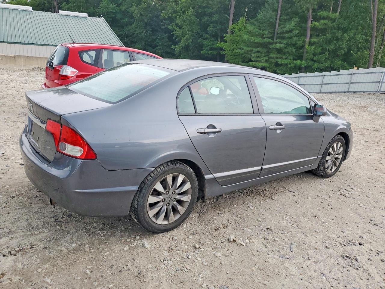 2009 Honda Civic Exl Gray vin: 2HGFA16949H504239