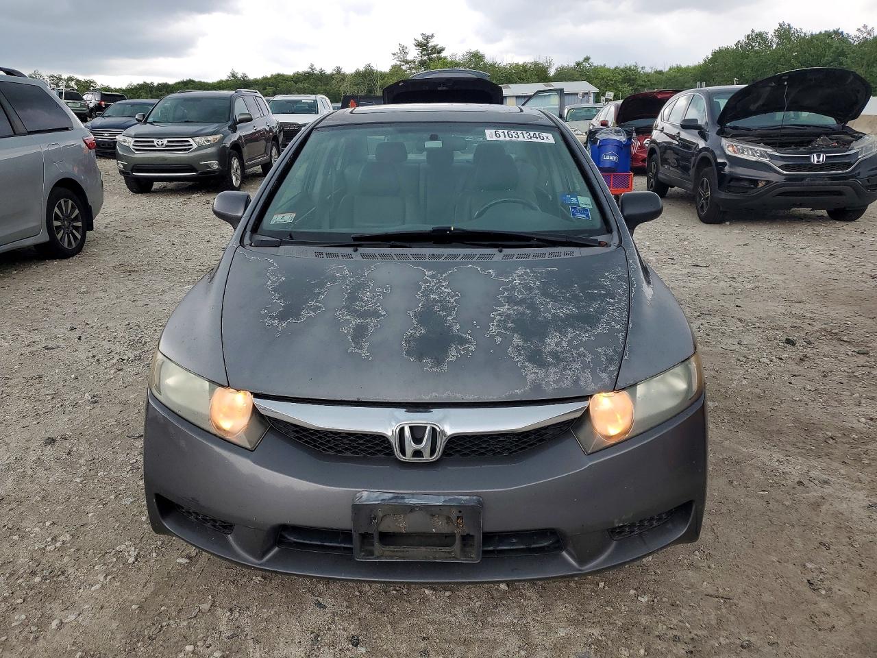2009 Honda Civic Exl Gray vin: 2HGFA16949H504239