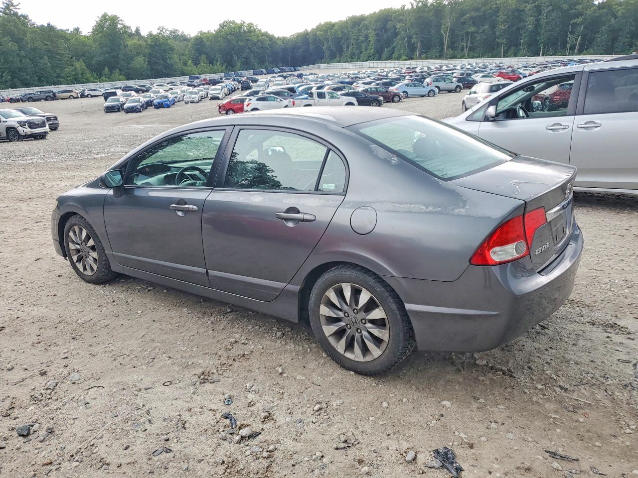 2009 Honda Civic Exl Gray vin: 2HGFA16949H504239