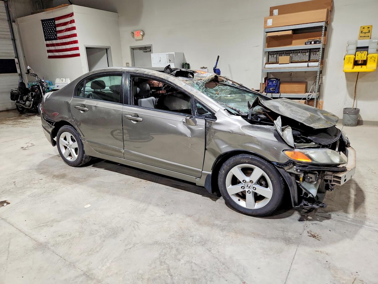 2008 Honda Civic Exl Silver vin: 2HGFA16968H340099