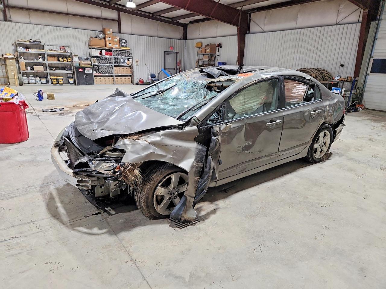 2008 Honda Civic Exl Silver vin: 2HGFA16968H340099