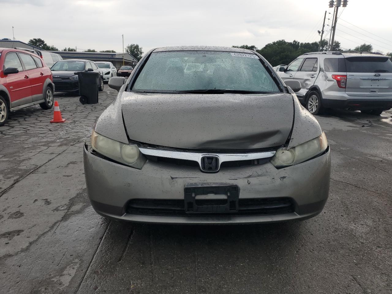 2008 Honda Civic Gray vin: 2HGFA16968H351507