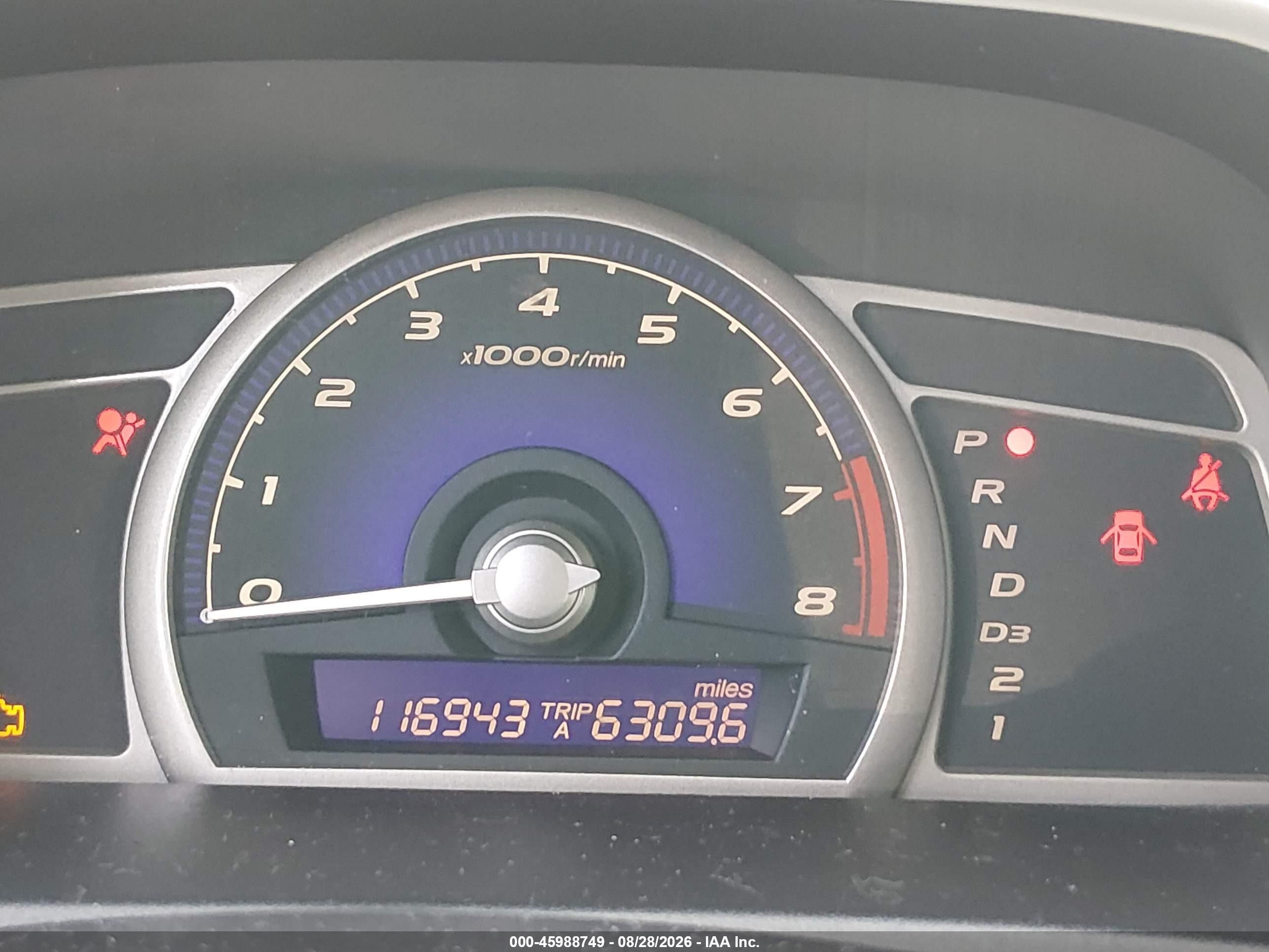 2008 Honda Civic Ex-l Silver vin: 2HGFA16968H512812