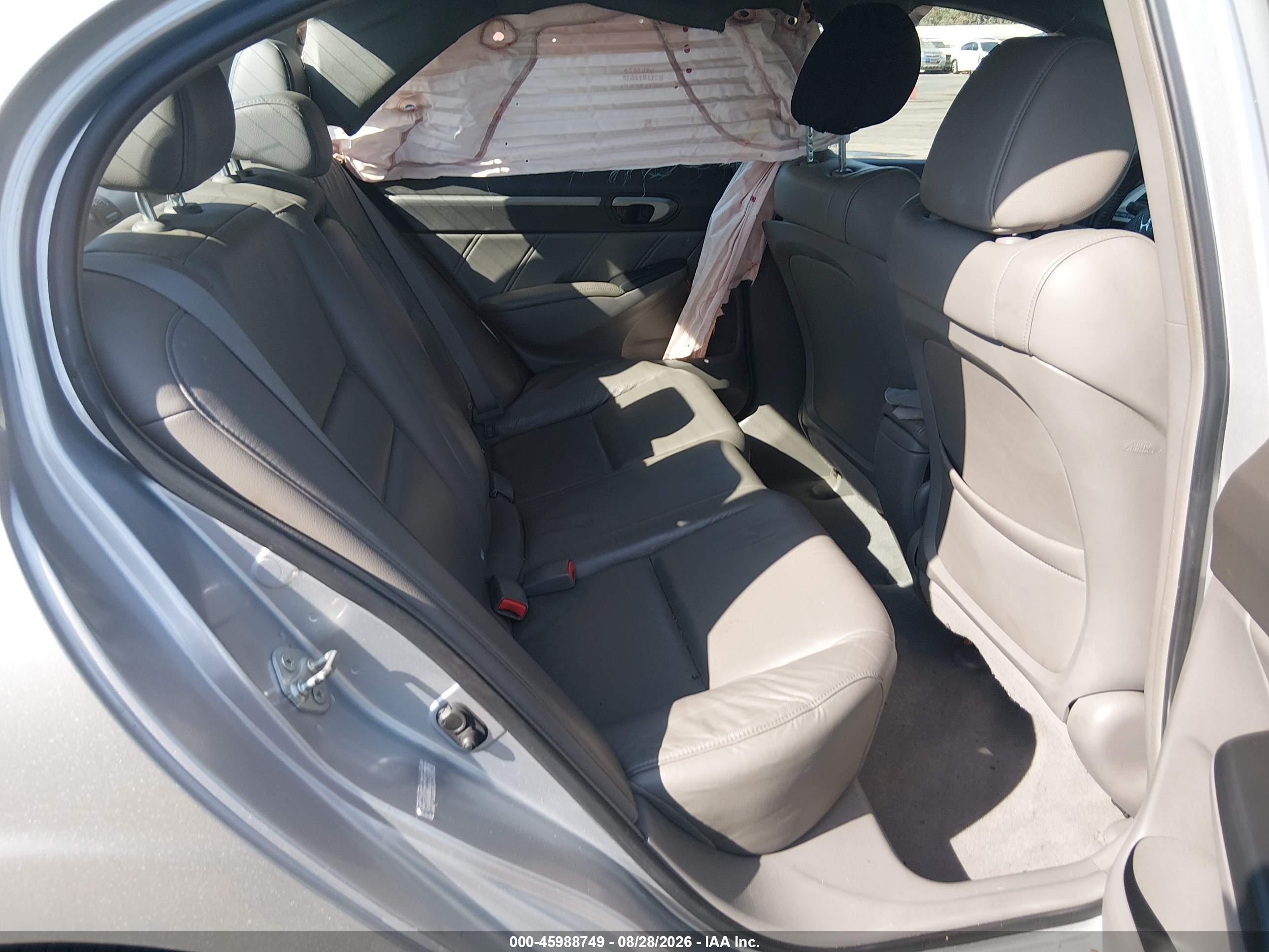 2008 Honda Civic Ex-l Silver vin: 2HGFA16968H512812